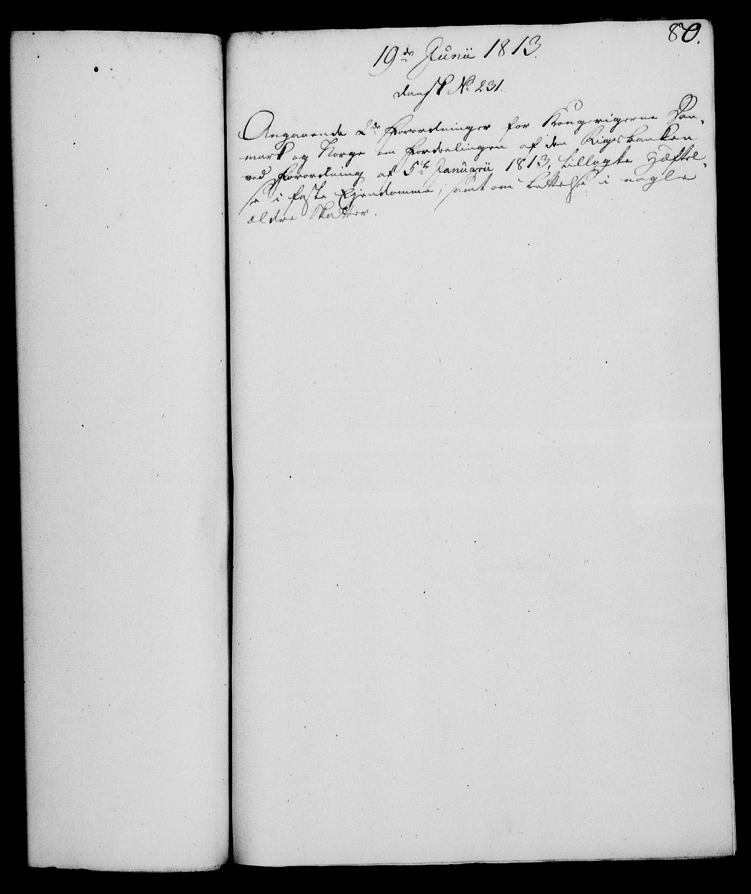 Rentekammeret, Kammerkanselliet, RA/EA-3111/G/Gf/Gfa/L0095: Norsk relasjons- og resolusjonsprotokoll (merket RK 52.95), 1813-1814, p. 322