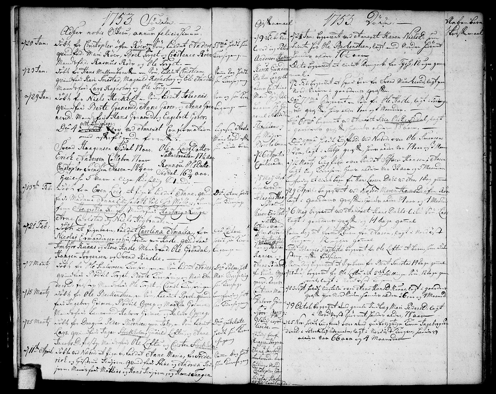 Nesodden prestekontor Kirkebøker, AV/SAO-A-10013/F/Fa/L0002: Parish register (official) no. I 2, 1750-1768, p. 10