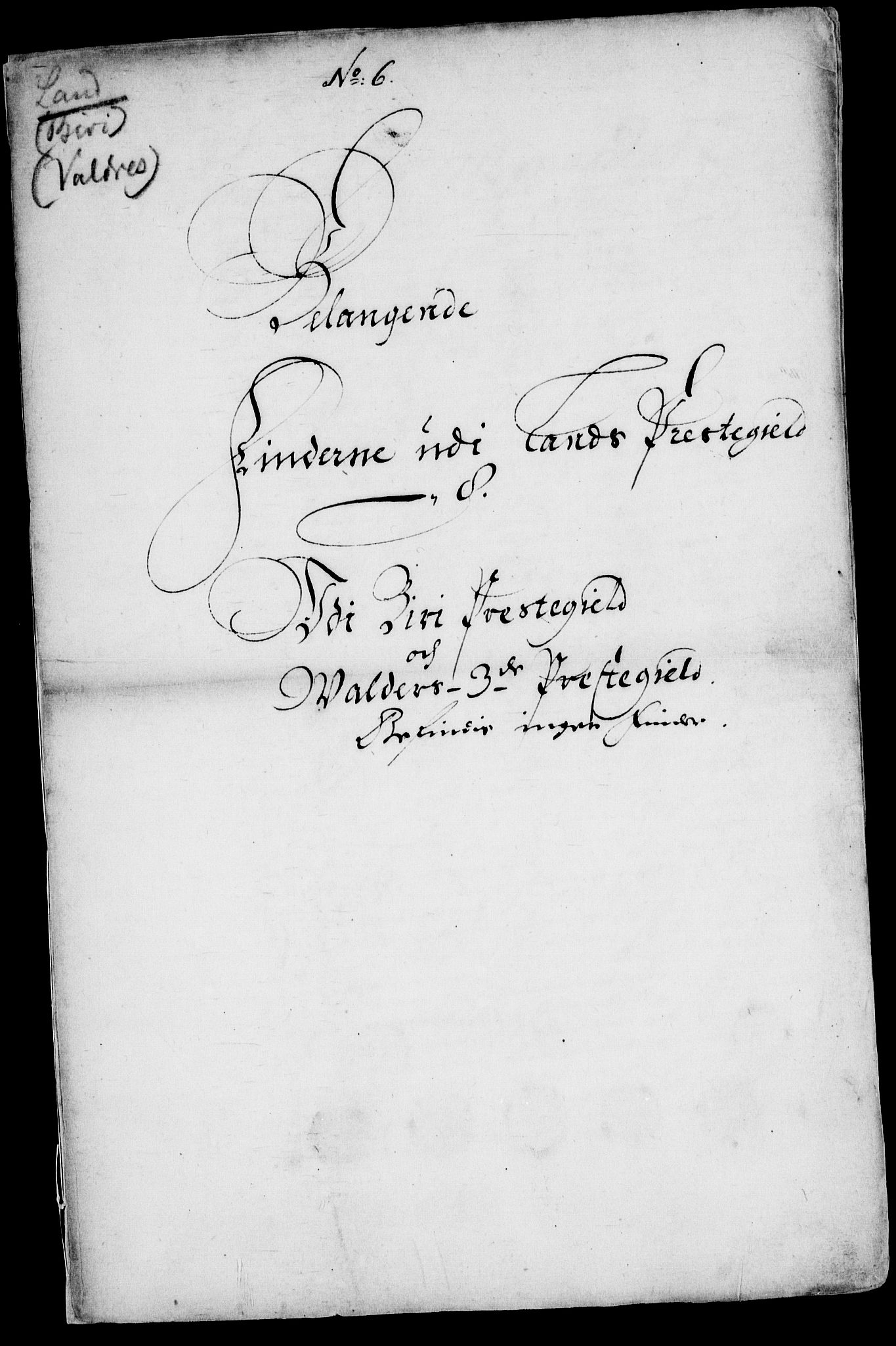 Danske Kanselli, Skapsaker, RA/EA-4061/F/L0083: Skap 15, pakke 125F-135, 1563-1748, p. 61
