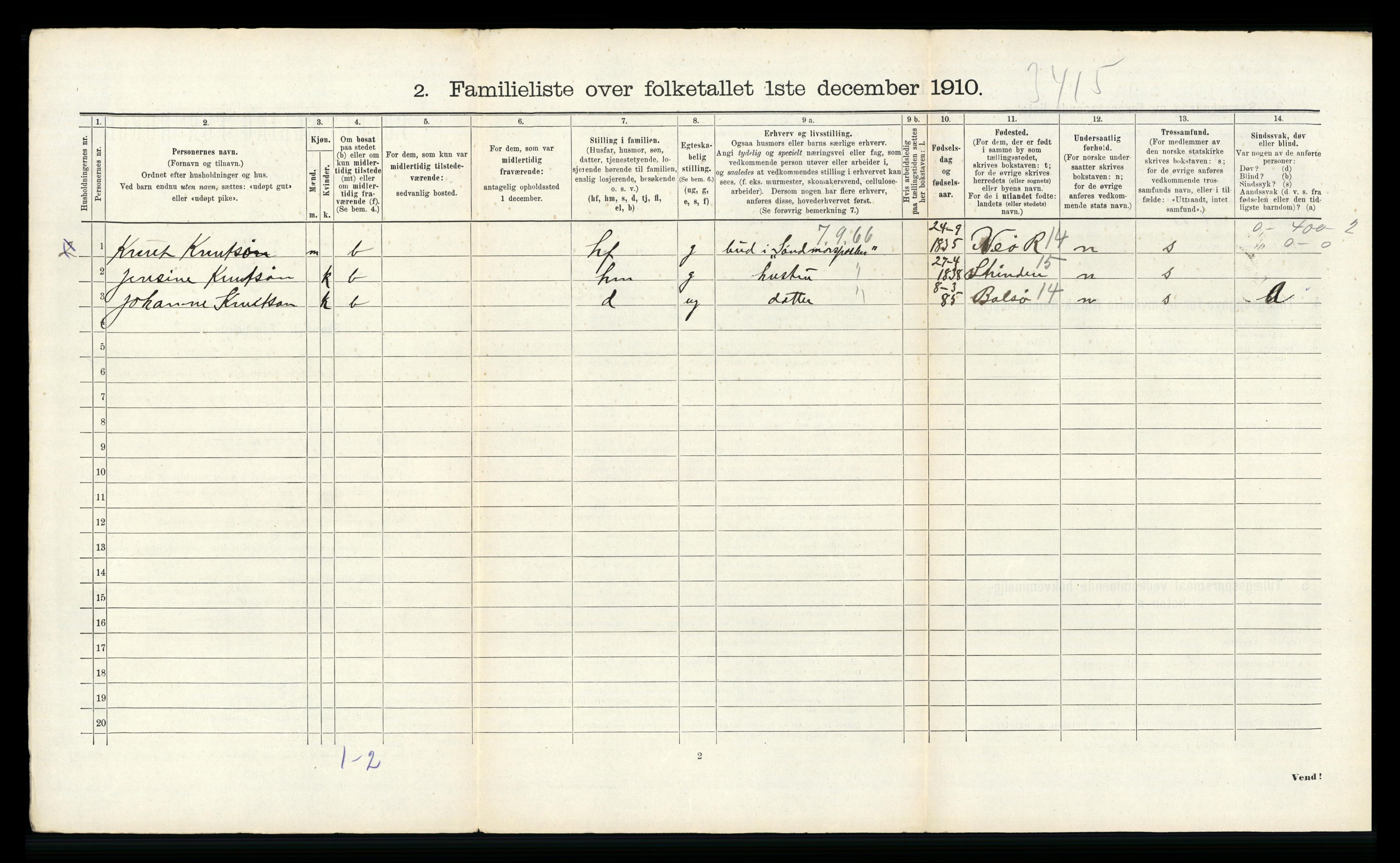 RA, 1910 census for Ålesund, 1910, p. 1876