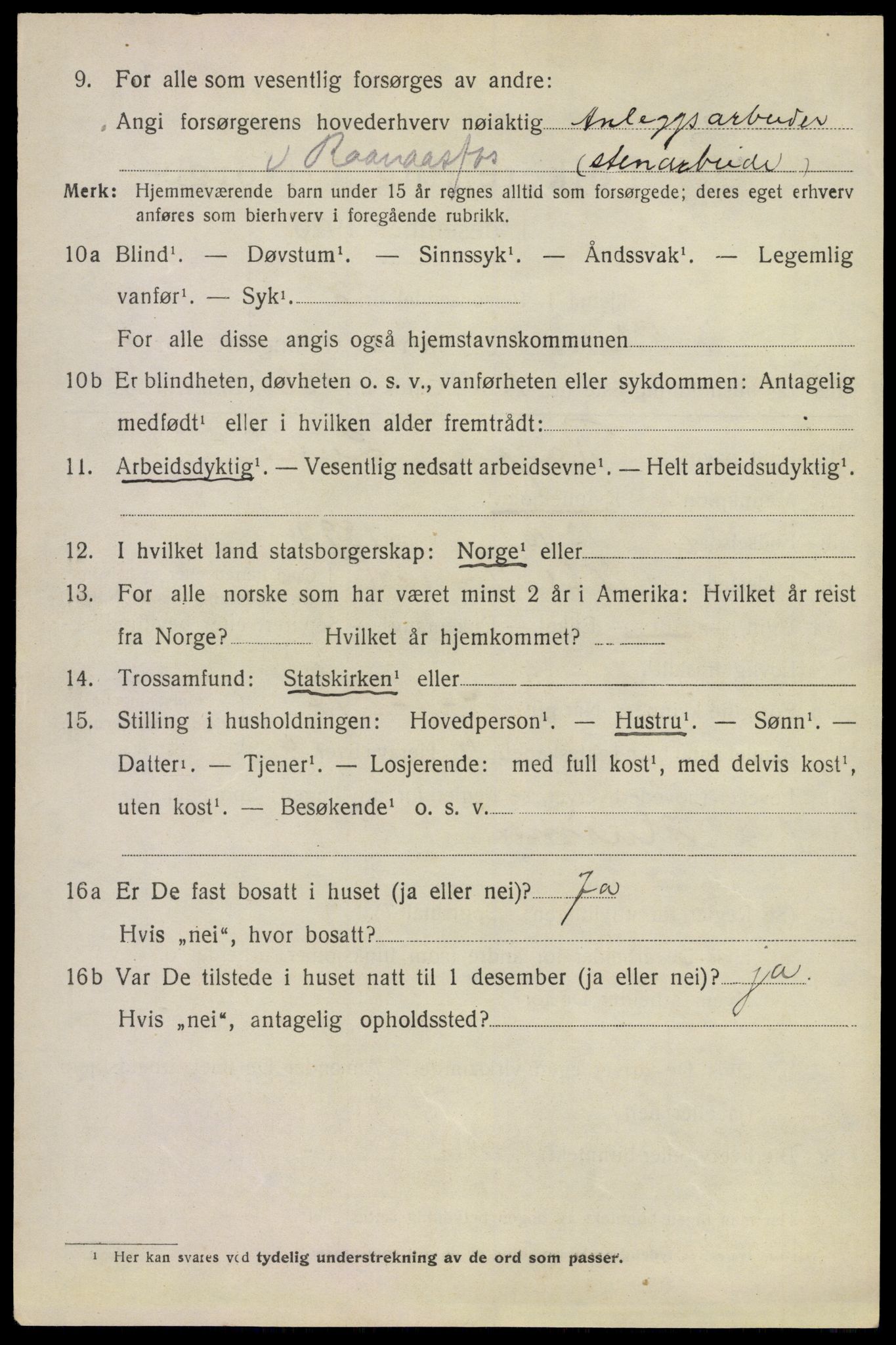 SAO, 1920 census for Blaker, 1920, p. 3082