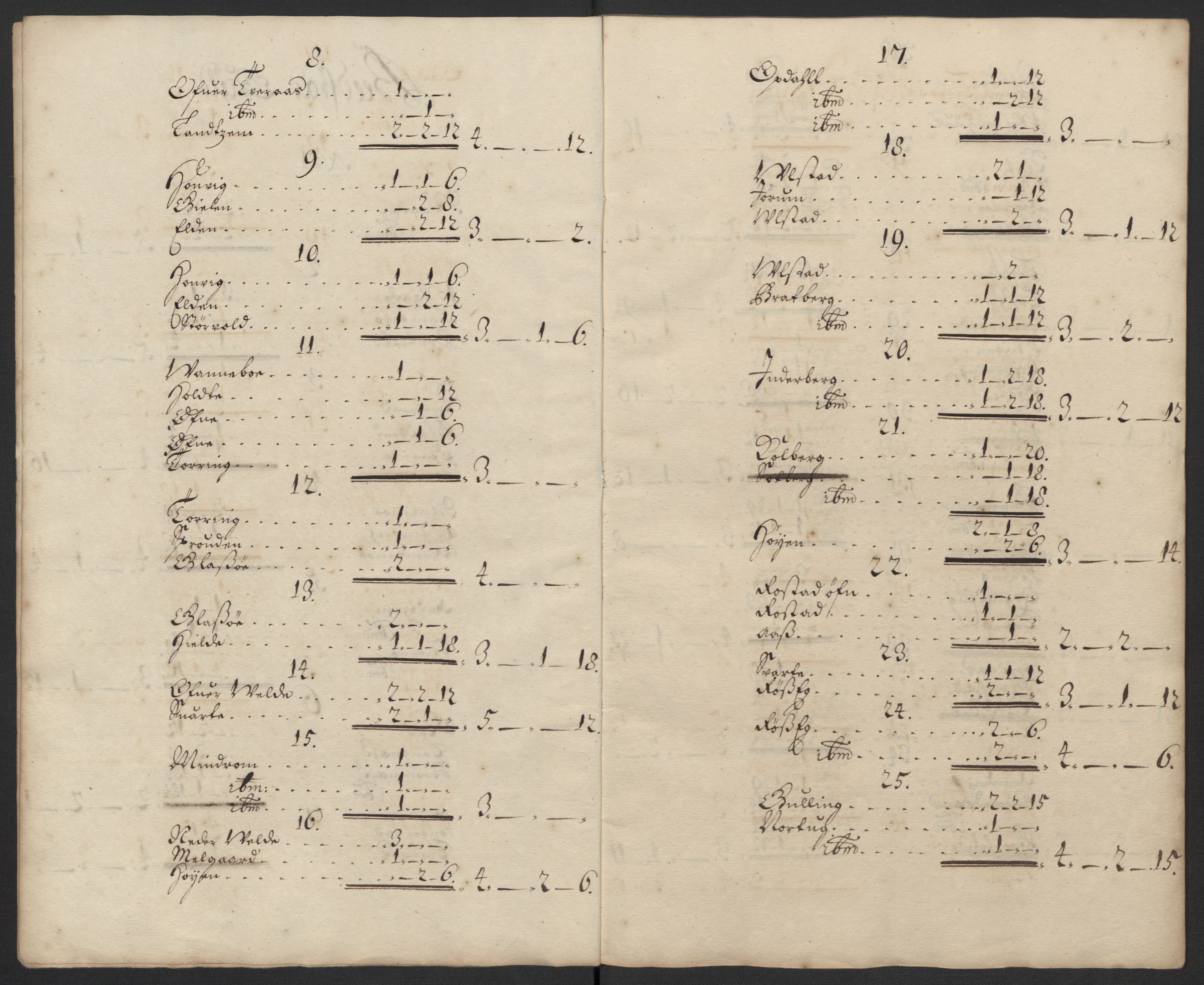 Rentekammeret inntil 1814, Reviderte regnskaper, Fogderegnskap, AV/RA-EA-4092/R63/L4310: Fogderegnskap Inderøy, 1698-1699, p. 84