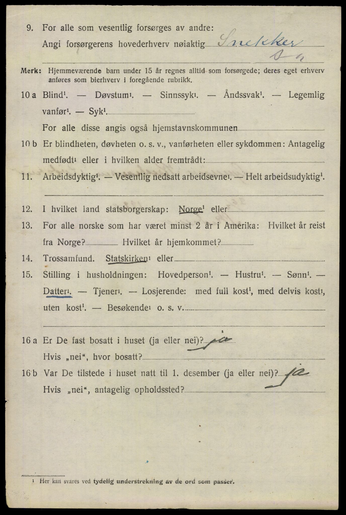 SAO, 1920 census for Nannestad, 1920, p. 6672