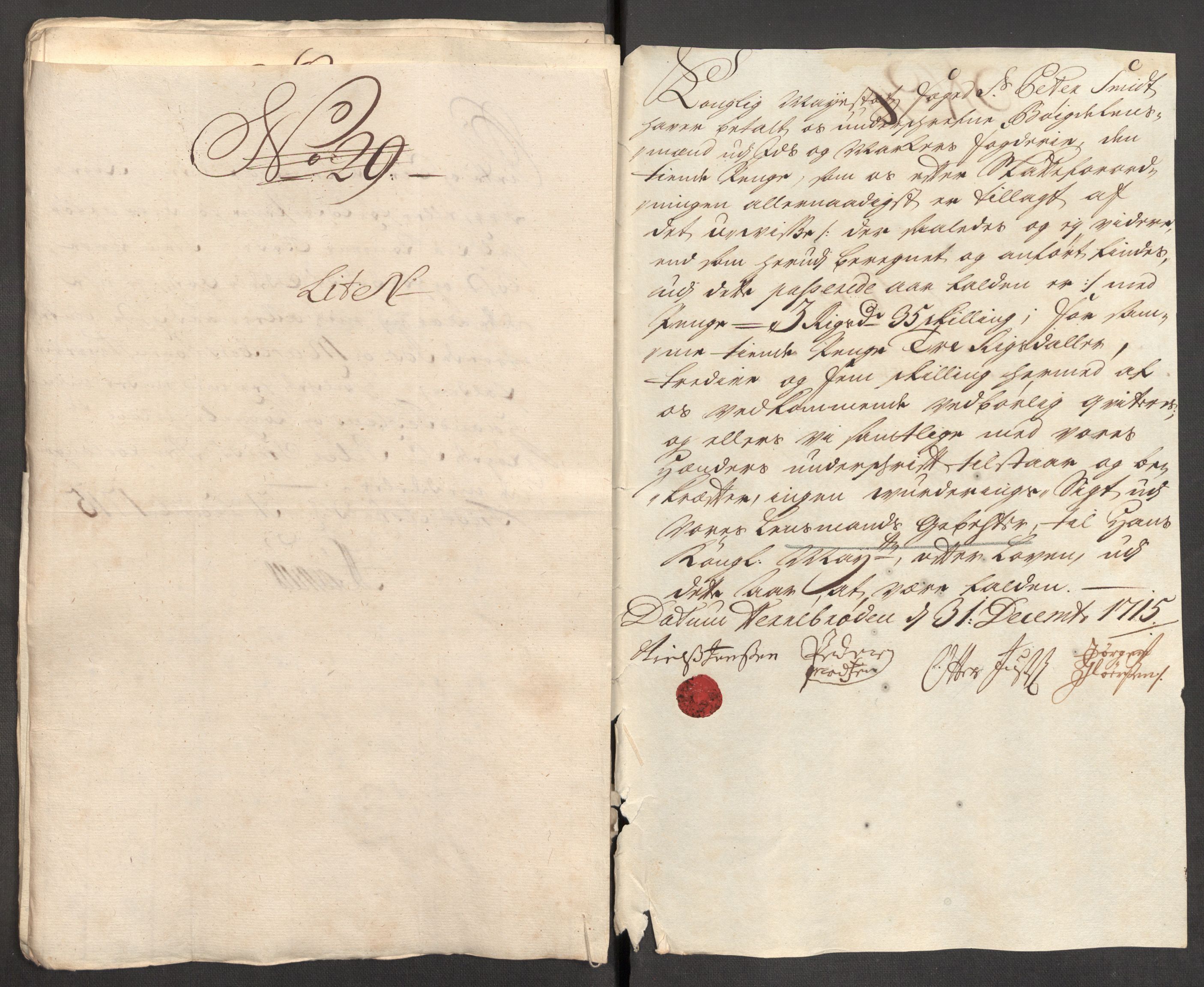 Rentekammeret inntil 1814, Reviderte regnskaper, Fogderegnskap, AV/RA-EA-4092/R01/L0023: Fogderegnskap Idd og Marker, 1715-1716, p. 155