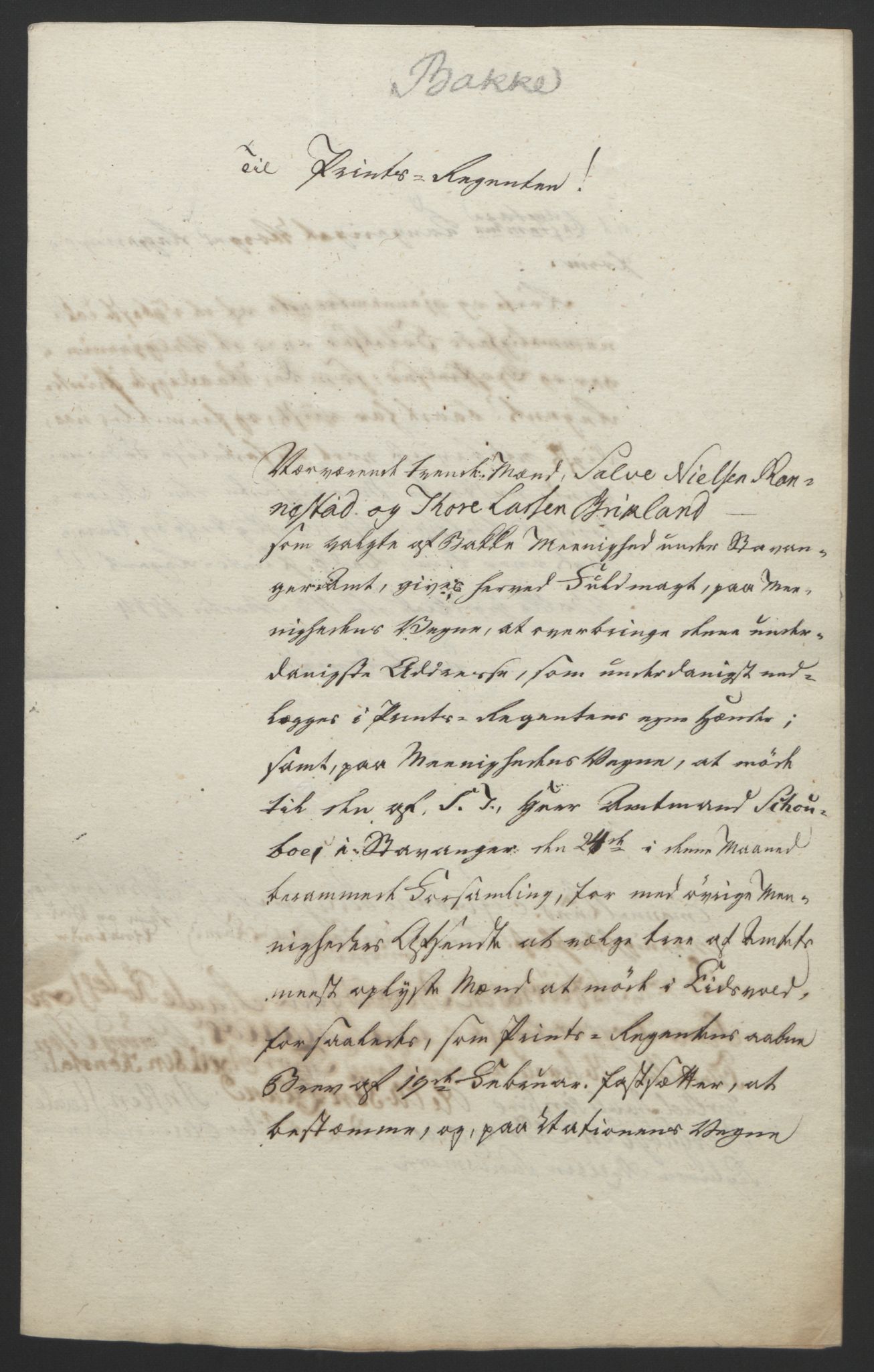 Statsrådssekretariatet, RA/S-1001/D/Db/L0008: Fullmakter for Eidsvollsrepresentantene i 1814. , 1814, p. 206