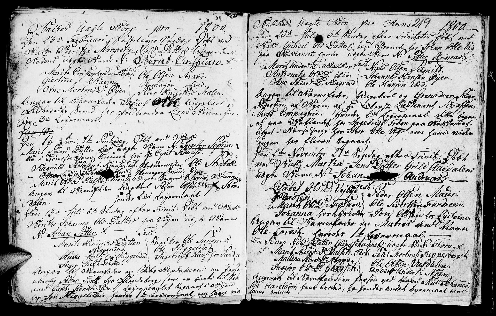 Ministerialprotokoller, klokkerbøker og fødselsregistre - Sør-Trøndelag, SAT/A-1456/604/L0218: Parish register (copy) no. 604C01, 1754-1819, p. 219