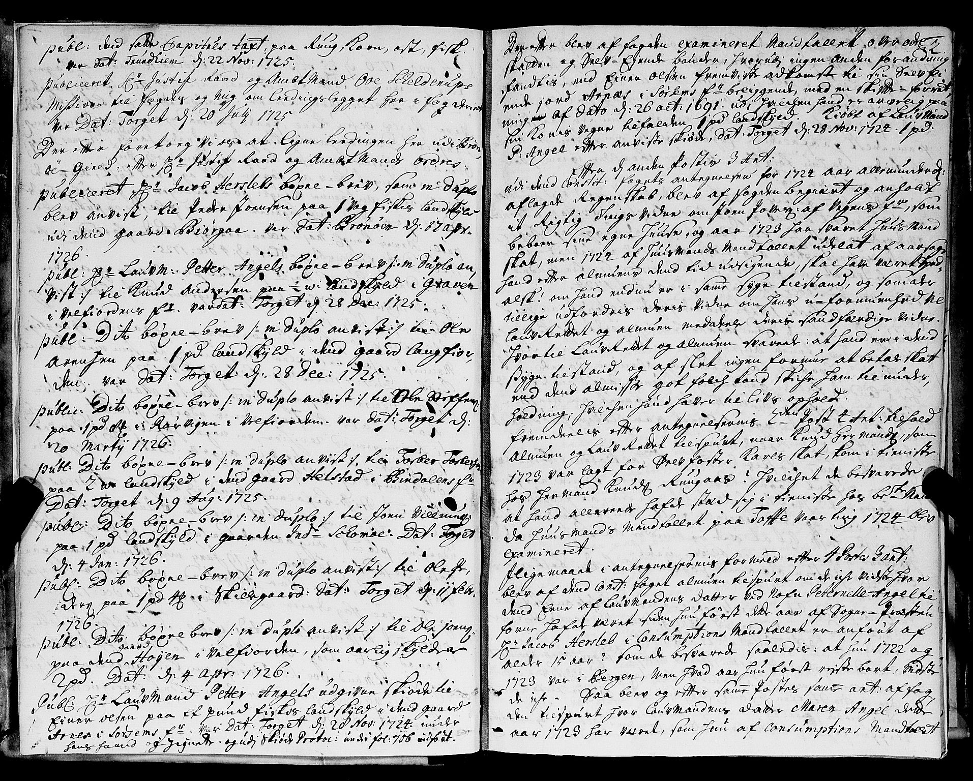 Helgeland sorenskriveri, SAT/A-0004/1/1A/L0007: Tingbok 8, 1726-1730, p. 1b-2a
