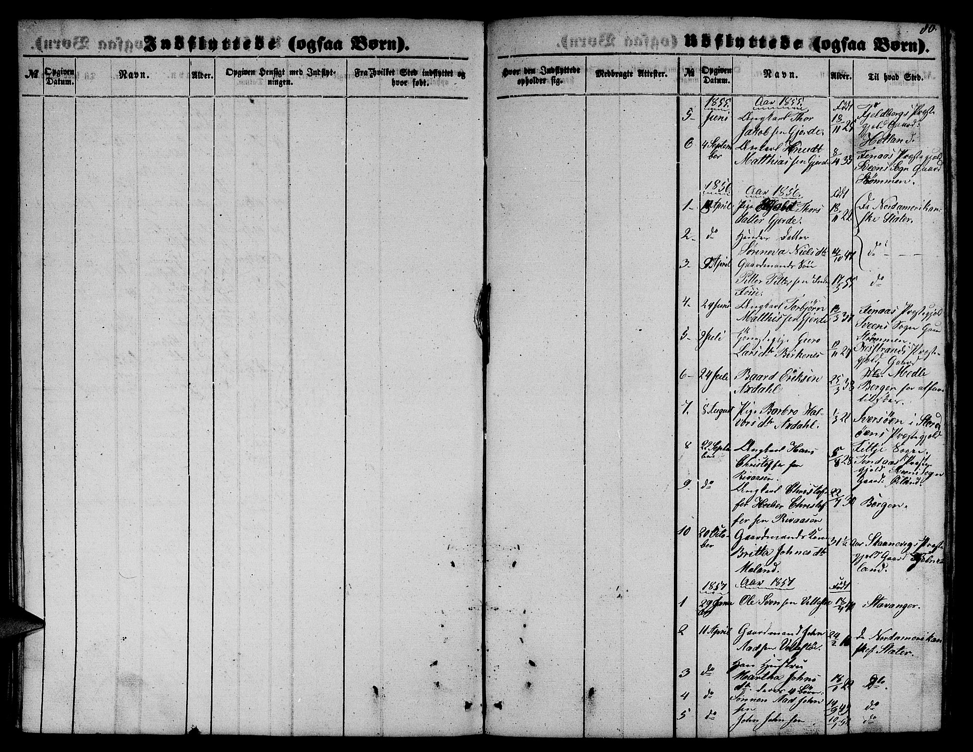 Etne sokneprestembete, SAB/A-75001/H/Hab: Parish register (copy) no. B 2, 1851-1866, p. 80