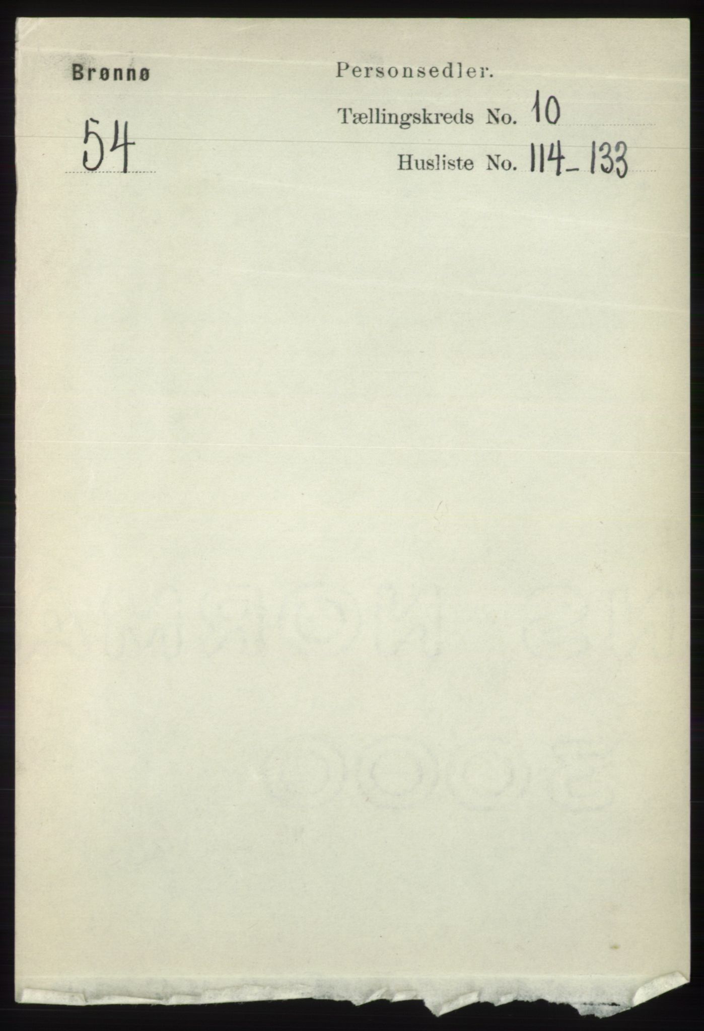 RA, 1891 census for 1814 Brønnøy, 1891, p. 6494