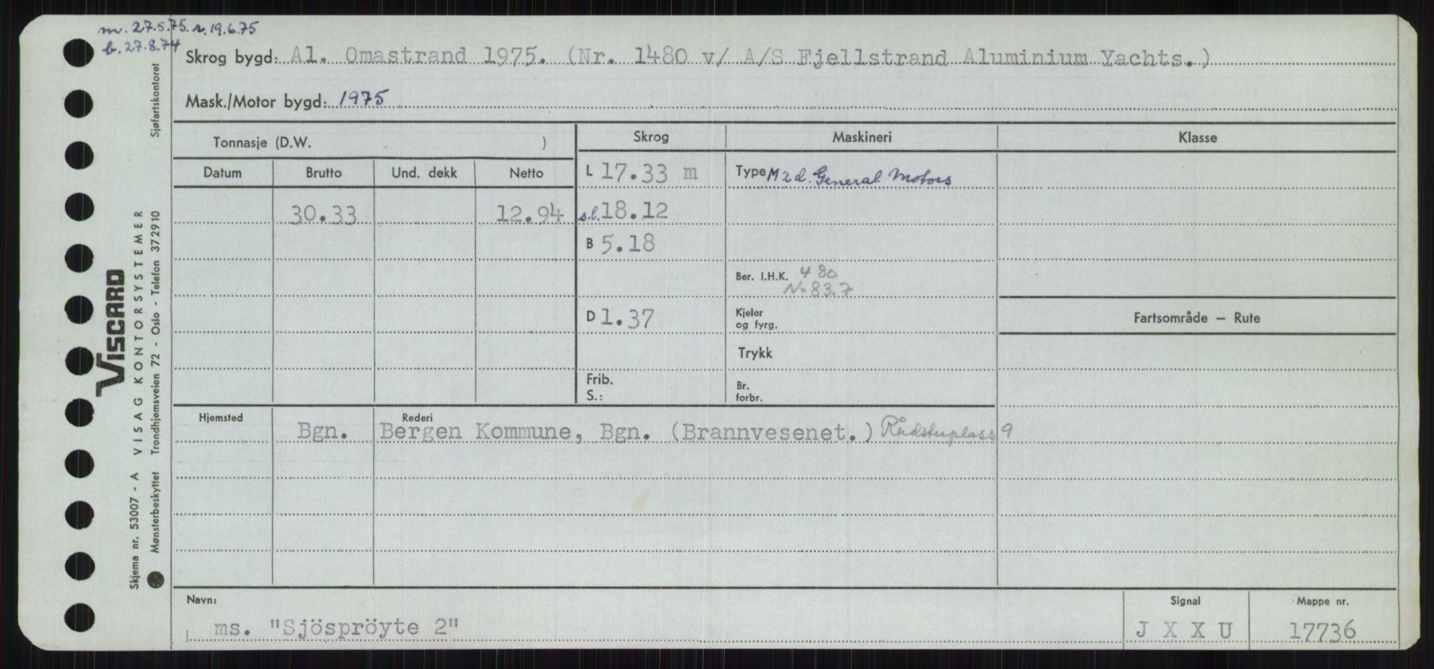 Sjøfartsdirektoratet med forløpere, Skipsmålingen, AV/RA-S-1627/H/Ha/L0005/0001: Fartøy, S-Sven / Fartøy, S-Skji, p. 589