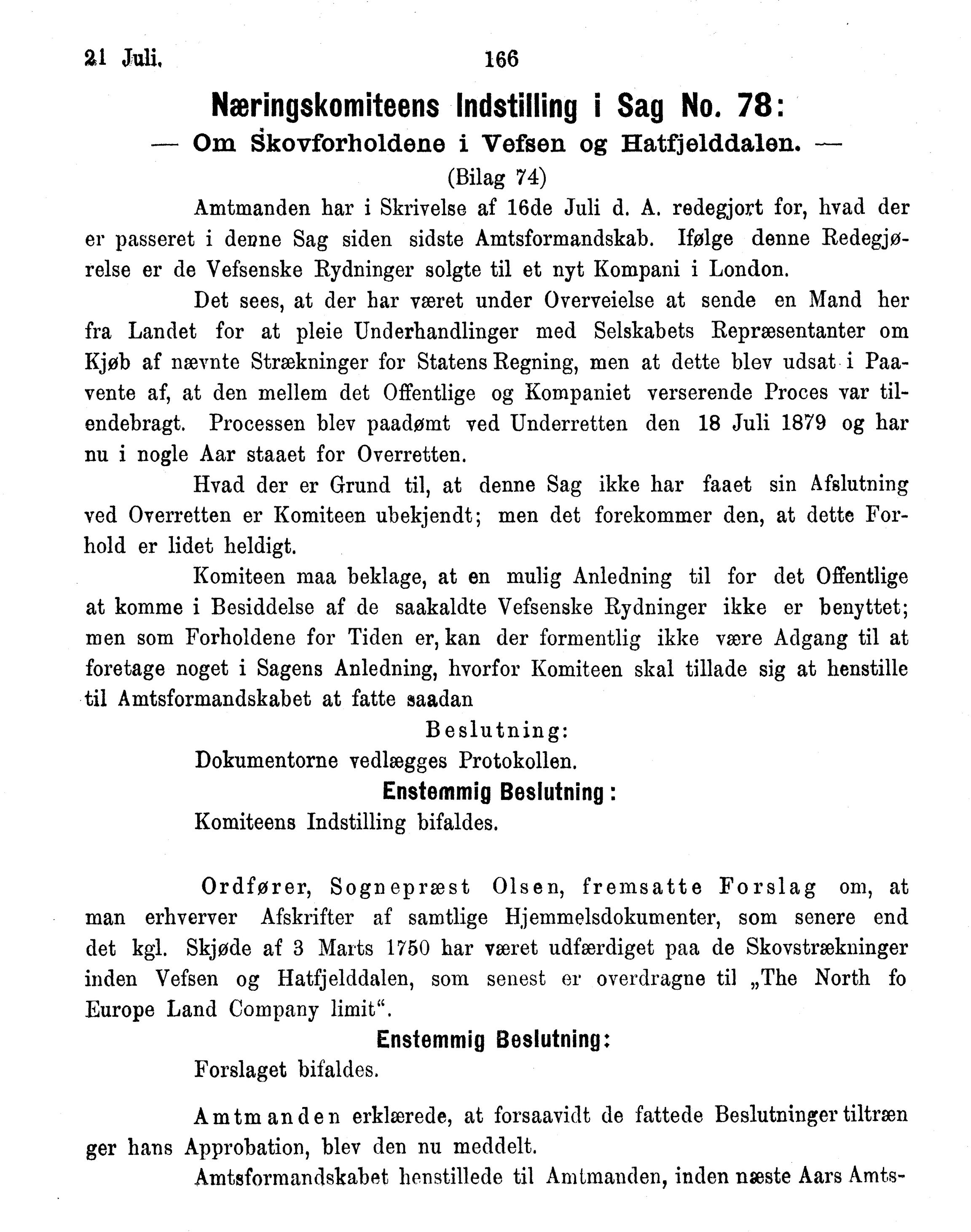 Nordland Fylkeskommune. Fylkestinget, AIN/NFK-17/176/A/Ac/L0015: Fylkestingsforhandlinger 1886-1890, 1886-1890