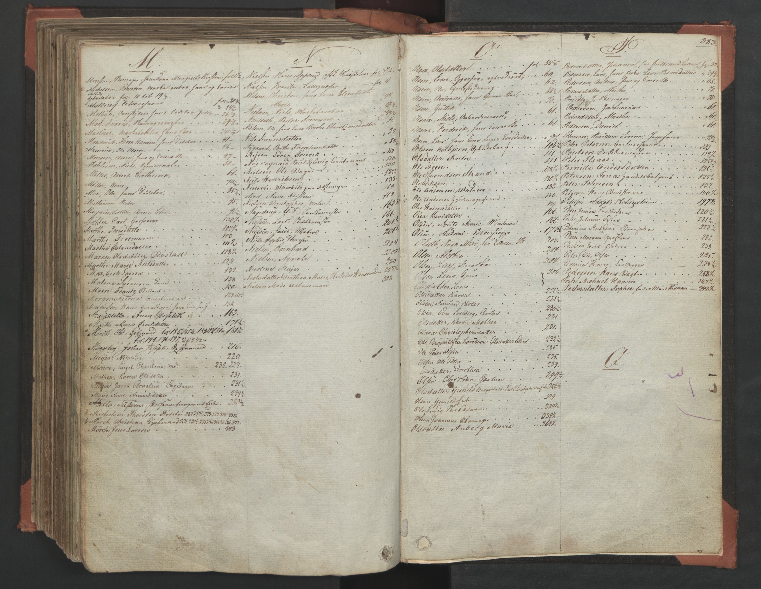 Oslo skifterett, AV/SAO-A-10383/H/Hb/Hba/L0004: Skifteregistreringsprotokoll, 1833-1837, p. 382b-383a
