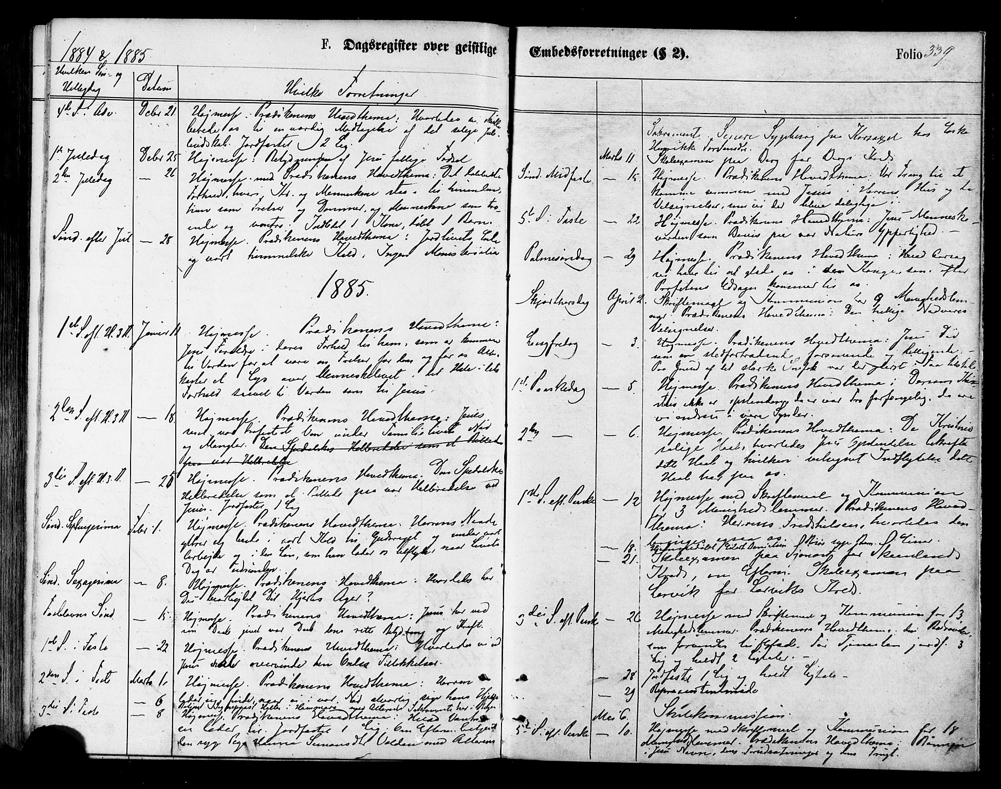 Ministerialprotokoller, klokkerbøker og fødselsregistre - Nordland, SAT/A-1459/855/L0802: Parish register (official) no. 855A10, 1875-1886, p. 339