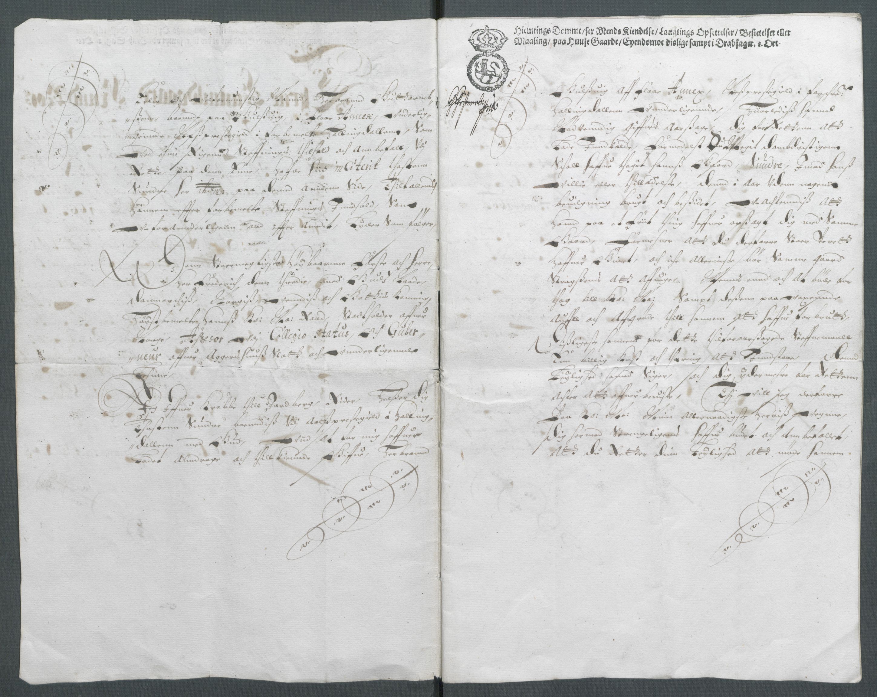 Riksarkivets diplomsamling, AV/RA-EA-5965/F02/L0169: Dokumenter, 1661-1663, p. 118