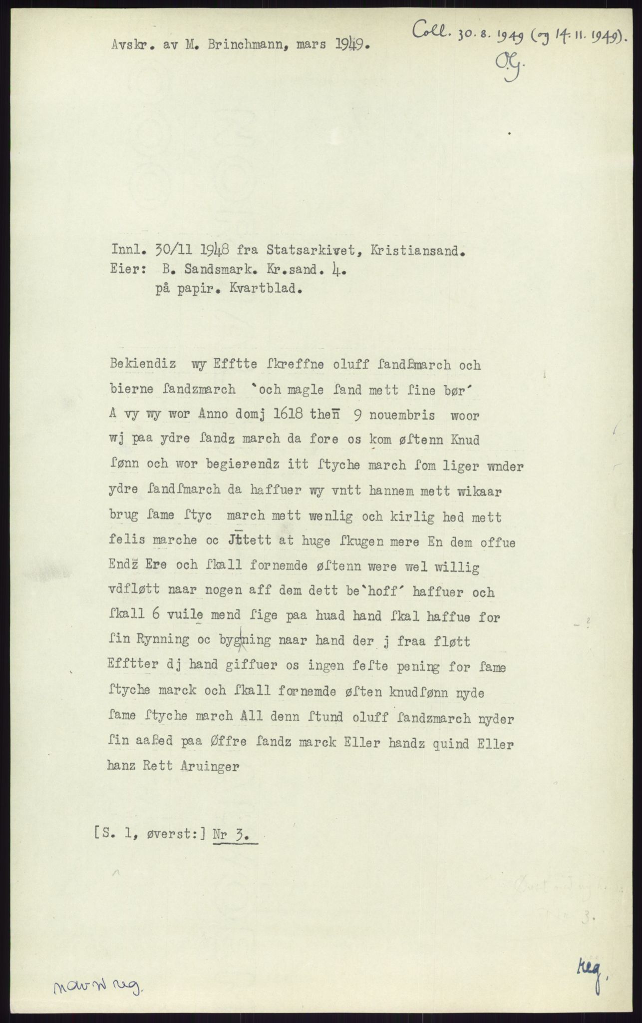 Samlinger til kildeutgivelse, Diplomavskriftsamlingen, AV/RA-EA-4053/H/Ha, p. 2658