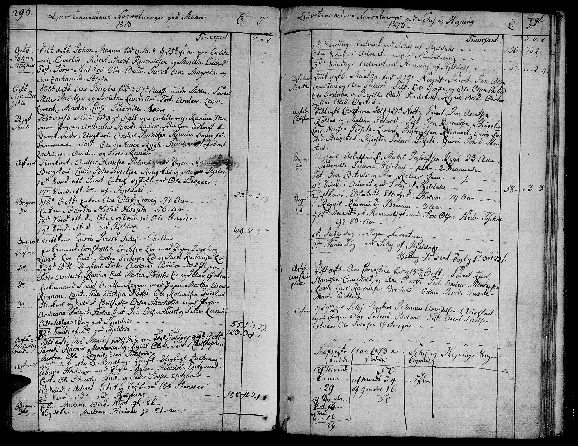 Ministerialprotokoller, klokkerbøker og fødselsregistre - Nord-Trøndelag, SAT/A-1458/735/L0332: Parish register (official) no. 735A03, 1795-1816, p. 290-291