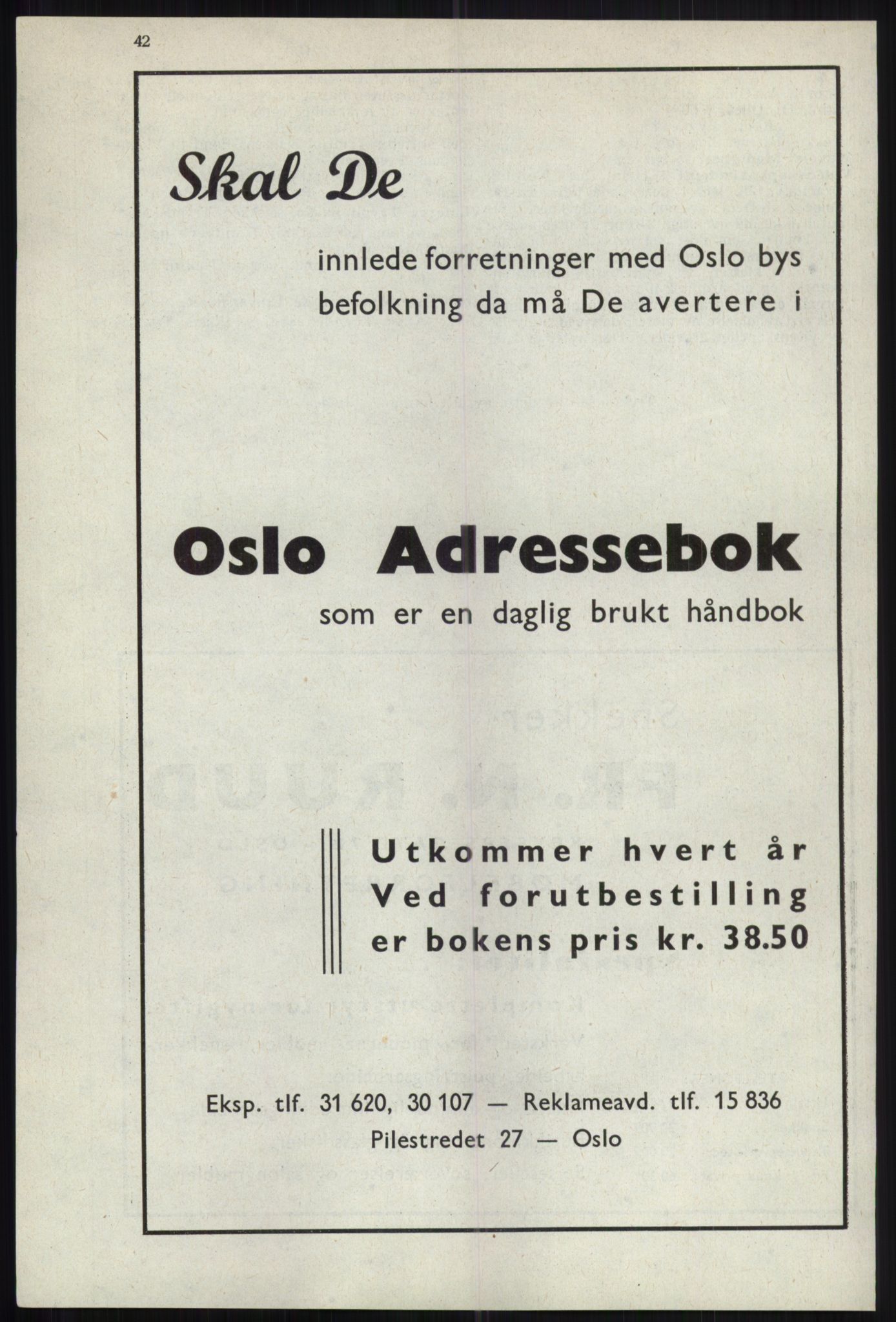 Kristiania/Oslo adressebok, PUBL/-, 1941, p. 42