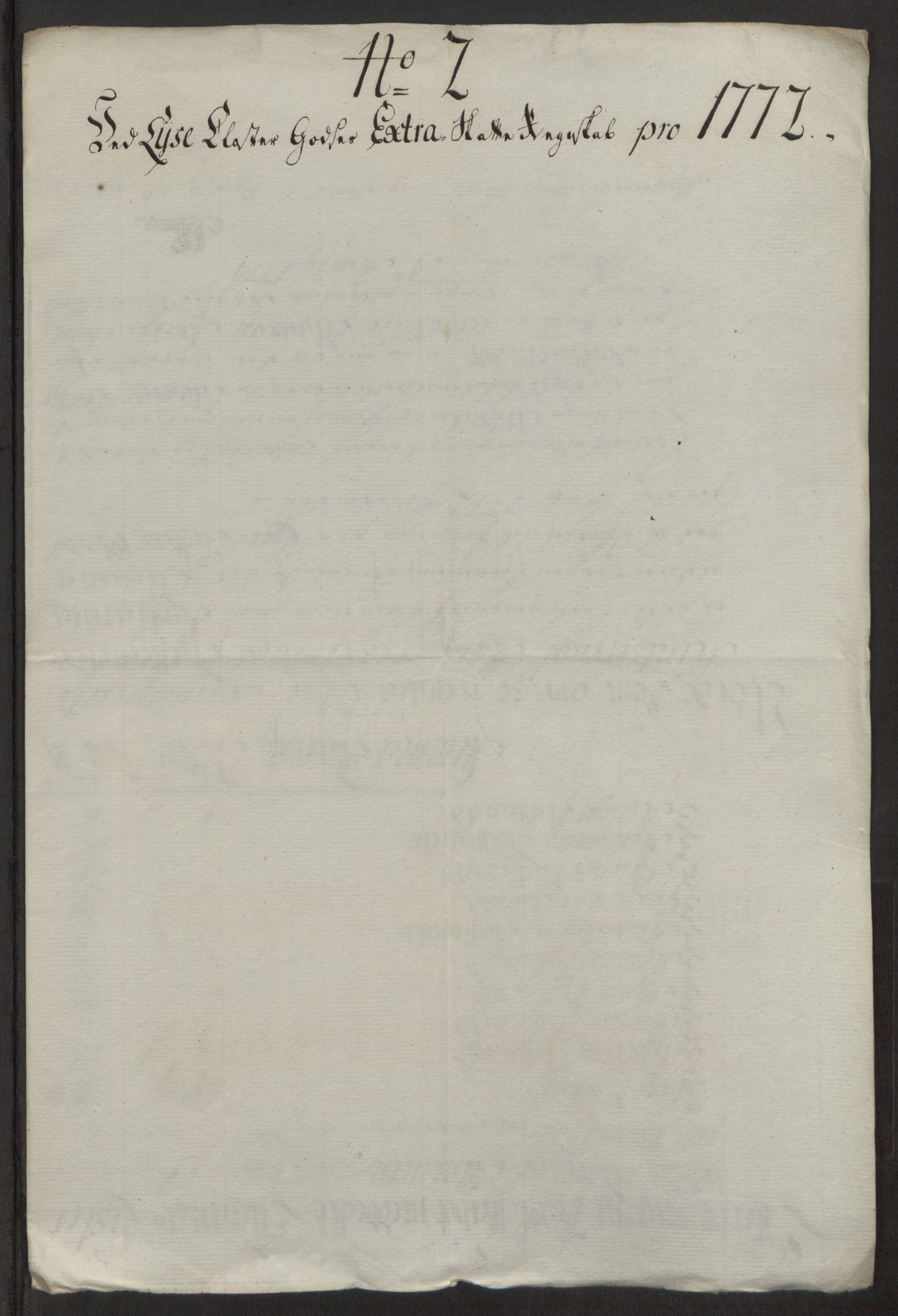 Rentekammeret inntil 1814, Reviderte regnskaper, Fogderegnskap, AV/RA-EA-4092/R50/L3180: Ekstraskatten Lyse kloster, 1762-1783, p. 275