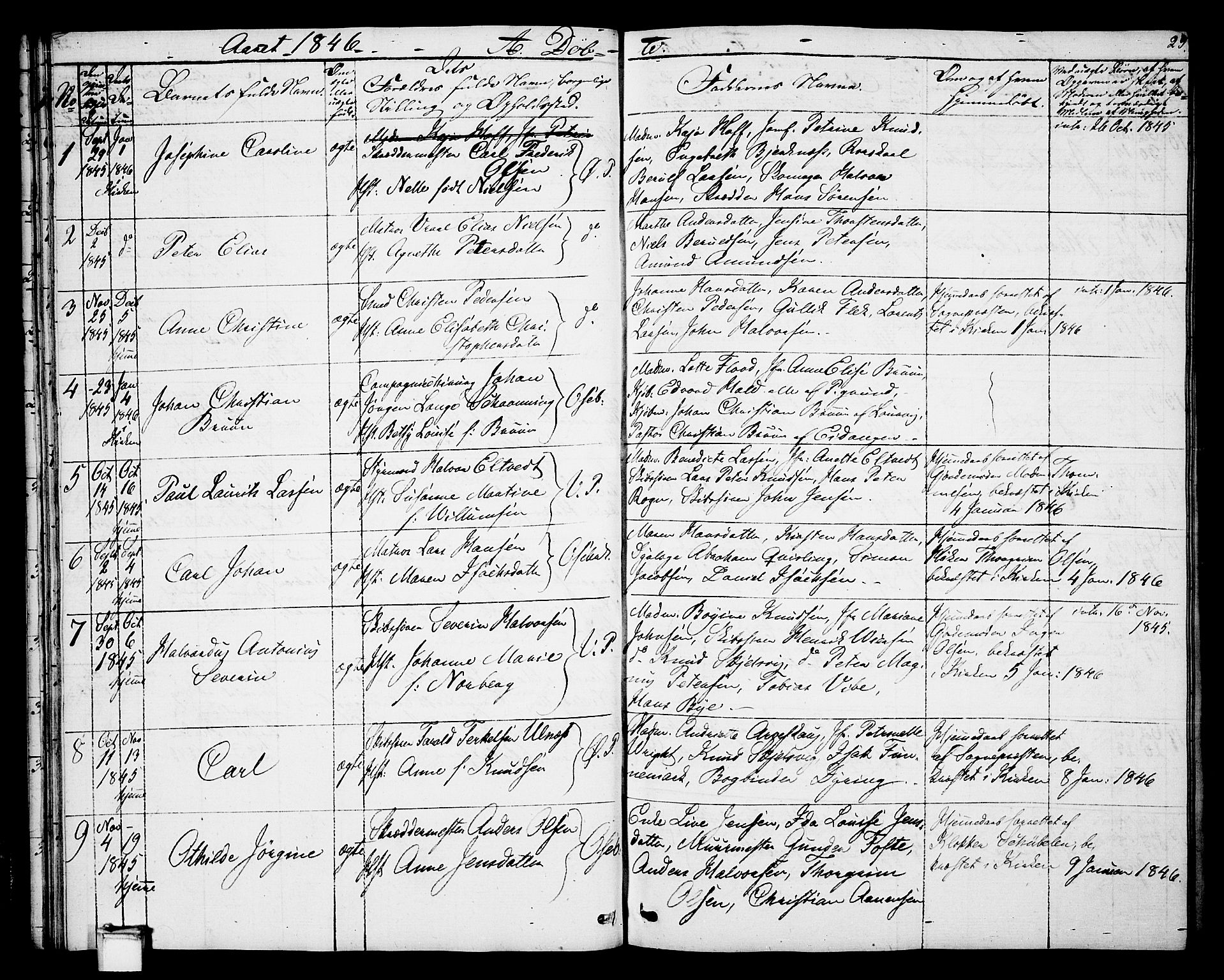 Porsgrunn kirkebøker , SAKO/A-104/G/Gb/L0003: Parish register (copy) no. II 3, 1841-1852, p. 29