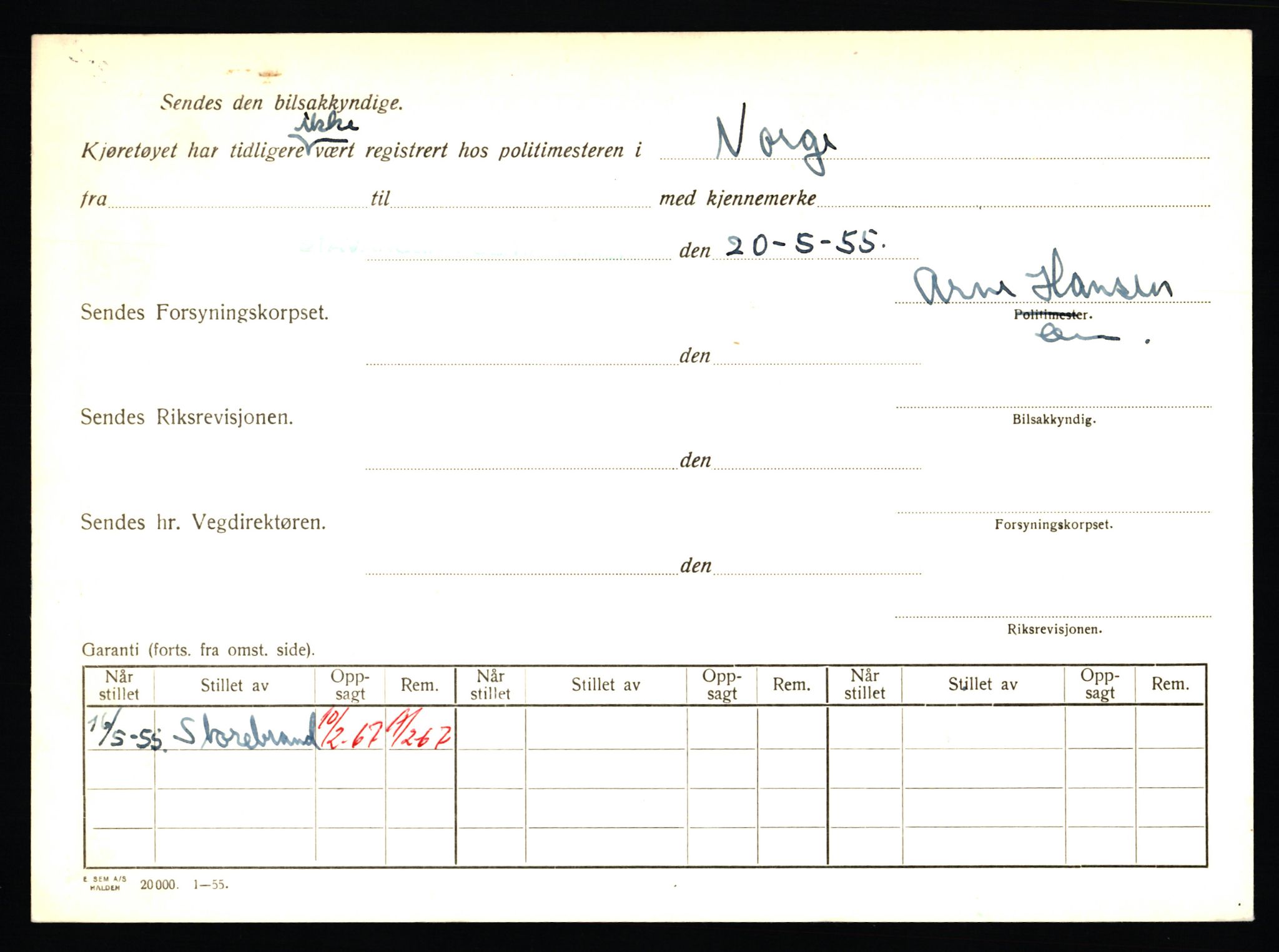 Stavanger trafikkstasjon, AV/SAST-A-101942/0/F/L0012: L-4200 - L-4699, 1930-1971, p. 74