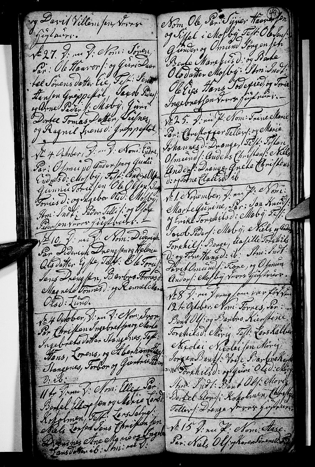 Oddernes sokneprestkontor, AV/SAK-1111-0033/F/Fb/Fba/L0002: Parish register (copy) no. B 2, 1791-1806, p. 49