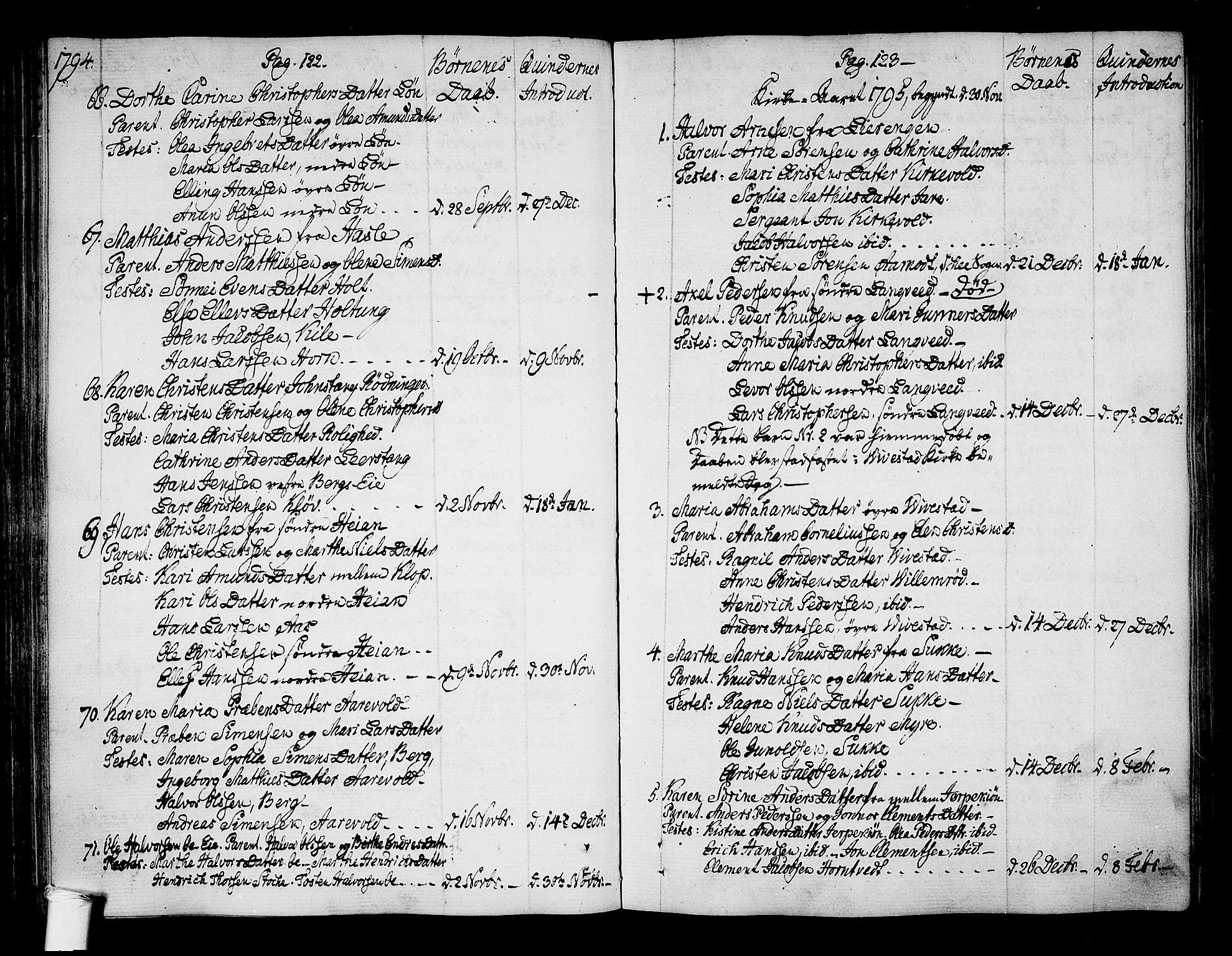 Ramnes kirkebøker, SAKO/A-314/F/Fa/L0003: Parish register (official) no. I 3, 1790-1813, p. 122-123