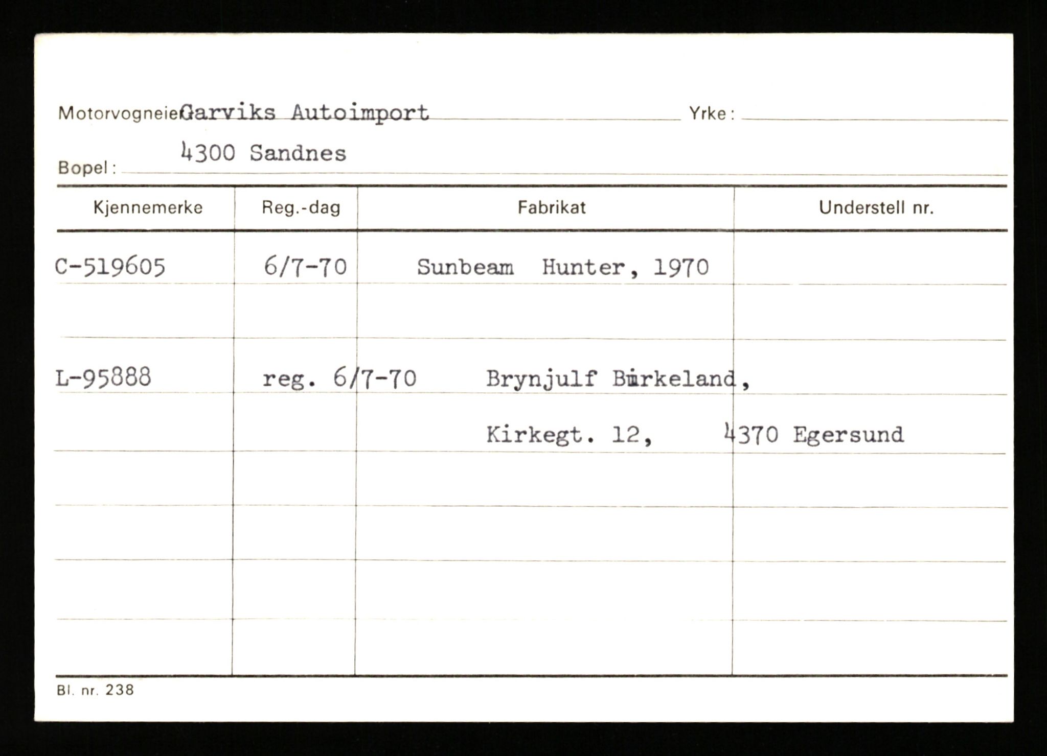 Stavanger trafikkstasjon, AV/SAST-A-101942/0/G/L0012: Registreringsnummer: 363571 - 800000, 1930-1971, p. 945