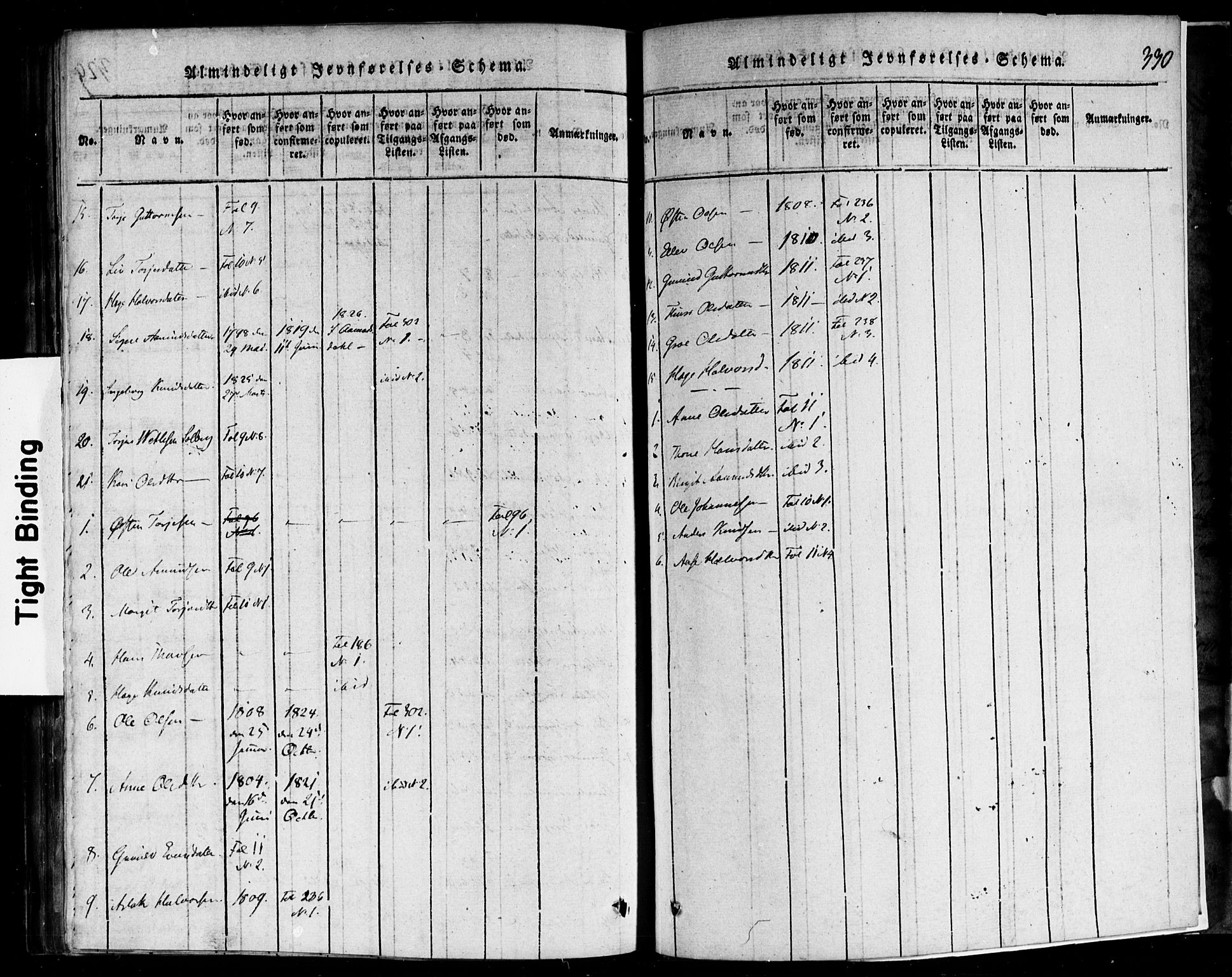 Rauland kirkebøker, SAKO/A-292/F/Fa/L0002: Parish register (official) no. 2, 1815-1860, p. 330