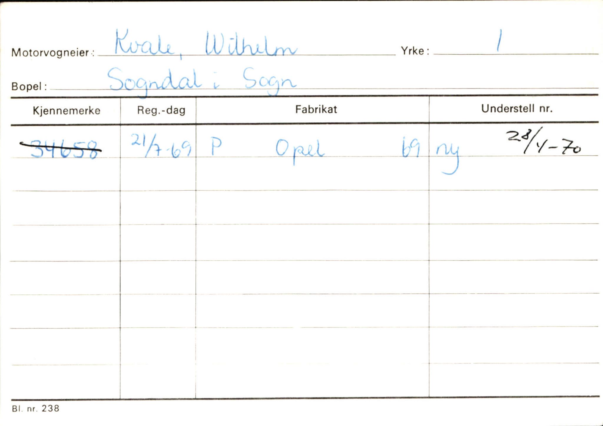 Statens vegvesen, Sogn og Fjordane vegkontor, AV/SAB-A-5301/4/F/L0124: Eigarregister Sogndal A-U, 1945-1975, p. 1298