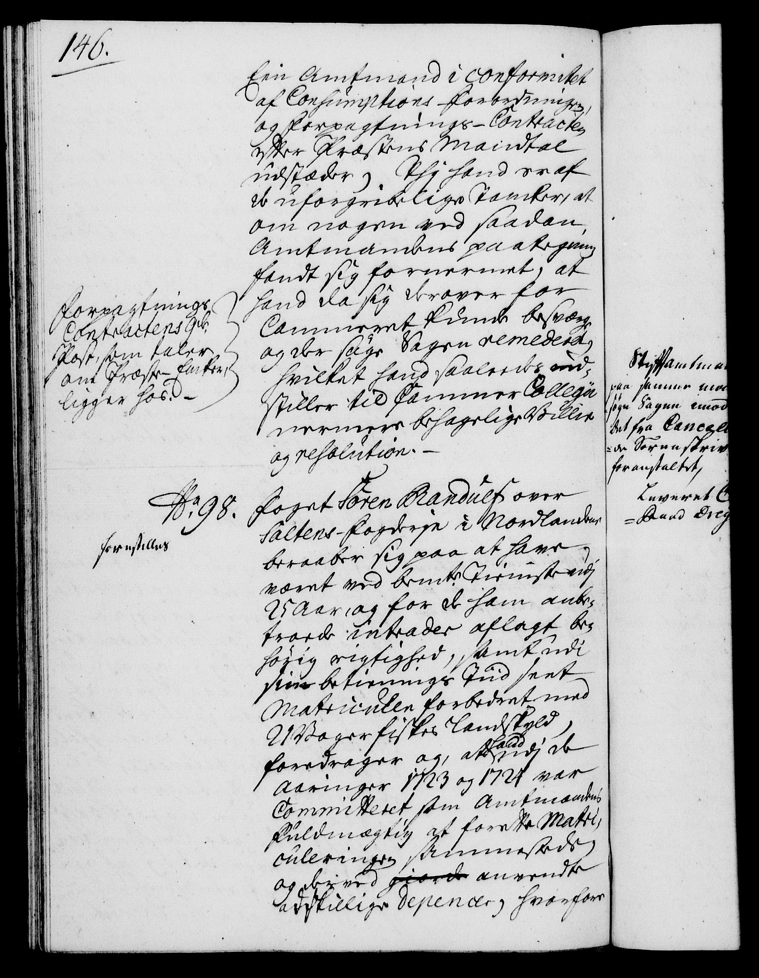 Rentekammeret, Kammerkanselliet, RA/EA-3111/G/Gh/Gha/L0021: Norsk ekstraktmemorialprotokoll (merket RK 53.66), 1739, p. 146