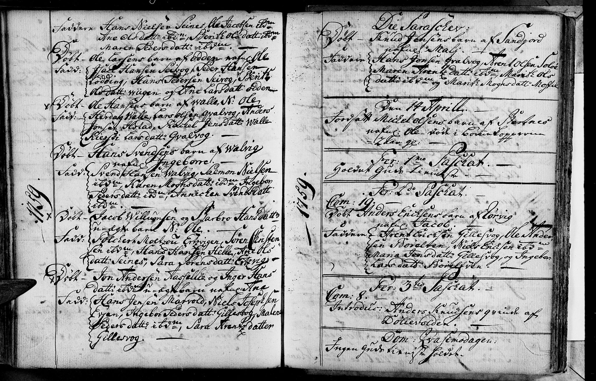 Ministerialprotokoller, klokkerbøker og fødselsregistre - Nordland, AV/SAT-A-1459/801/L0002: Parish register (official) no. 801A02, 1744-1761