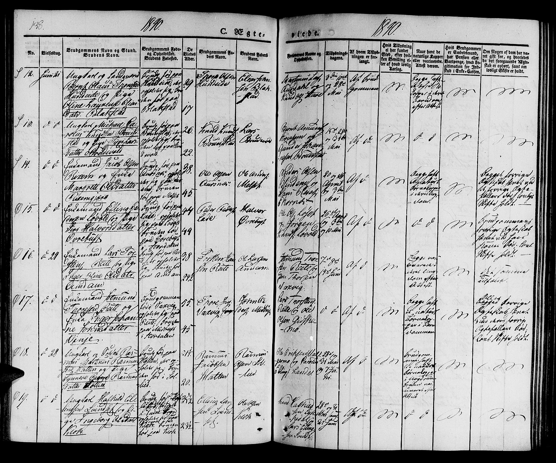 Ministerialprotokoller, klokkerbøker og fødselsregistre - Møre og Romsdal, AV/SAT-A-1454/522/L0311: Parish register (official) no. 522A06, 1832-1842, p. 138