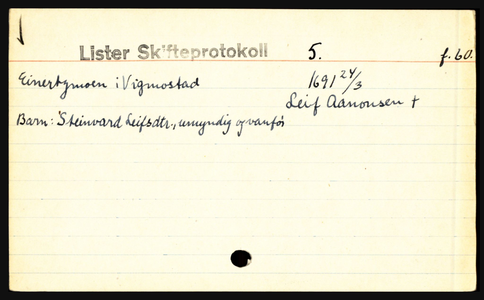 Lister sorenskriveri, AV/SAK-1221-0003/H, p. 7029