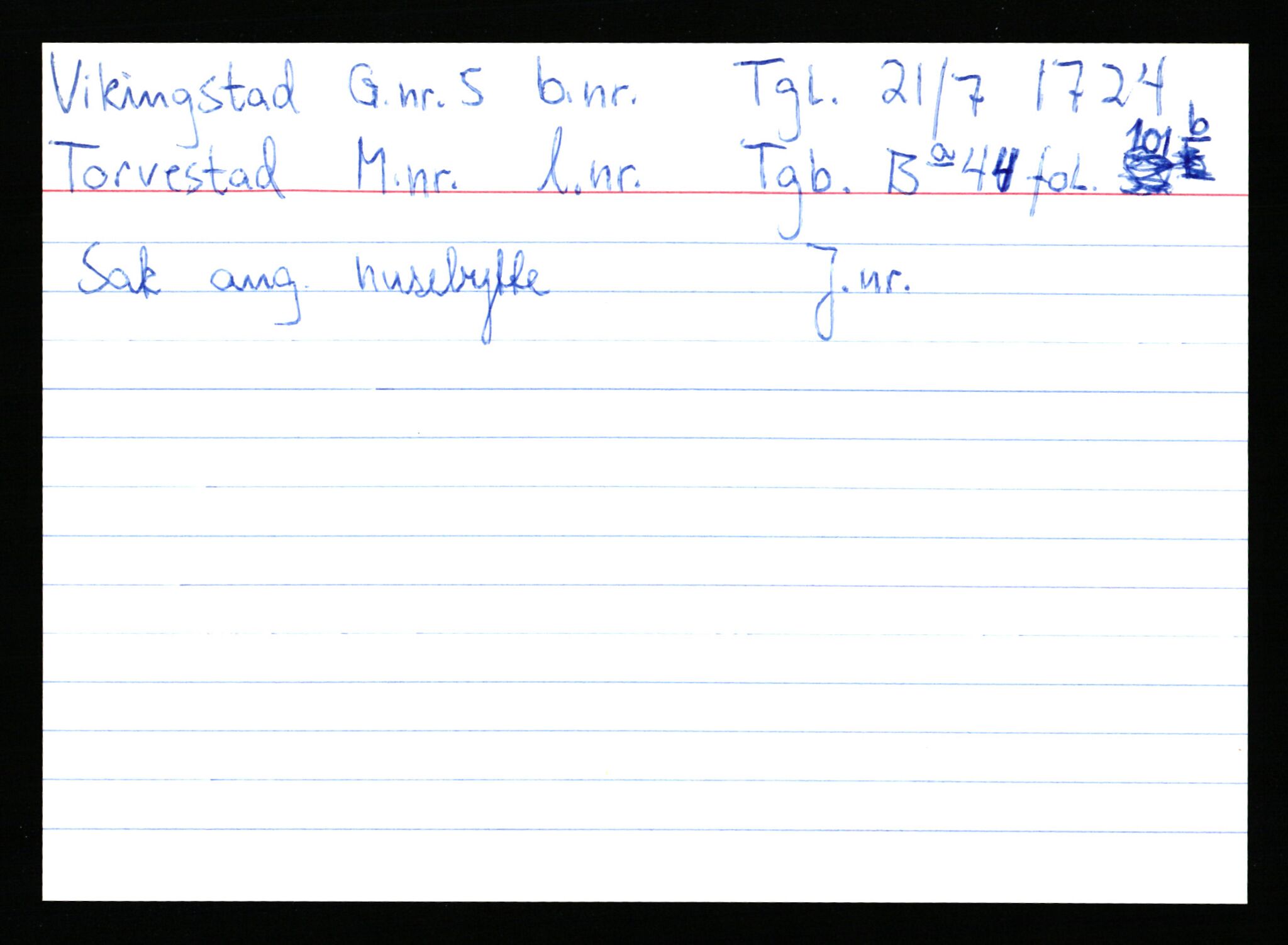 Statsarkivet i Stavanger, AV/SAST-A-101971/03/Y/Ym/L0067: Åstedskort sortert etter gårdsnavn: Vik - Vold, 1600-1950, p. 183