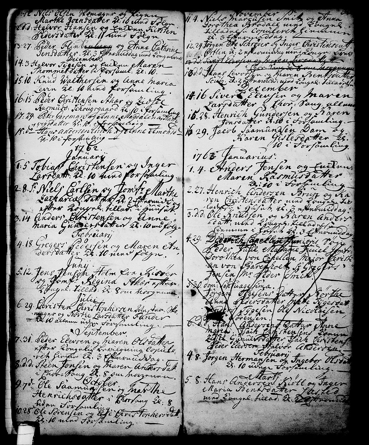 Skien kirkebøker, SAKO/A-302/G/Ga/L0001: Parish register (copy) no. 1, 1756-1791, p. 33