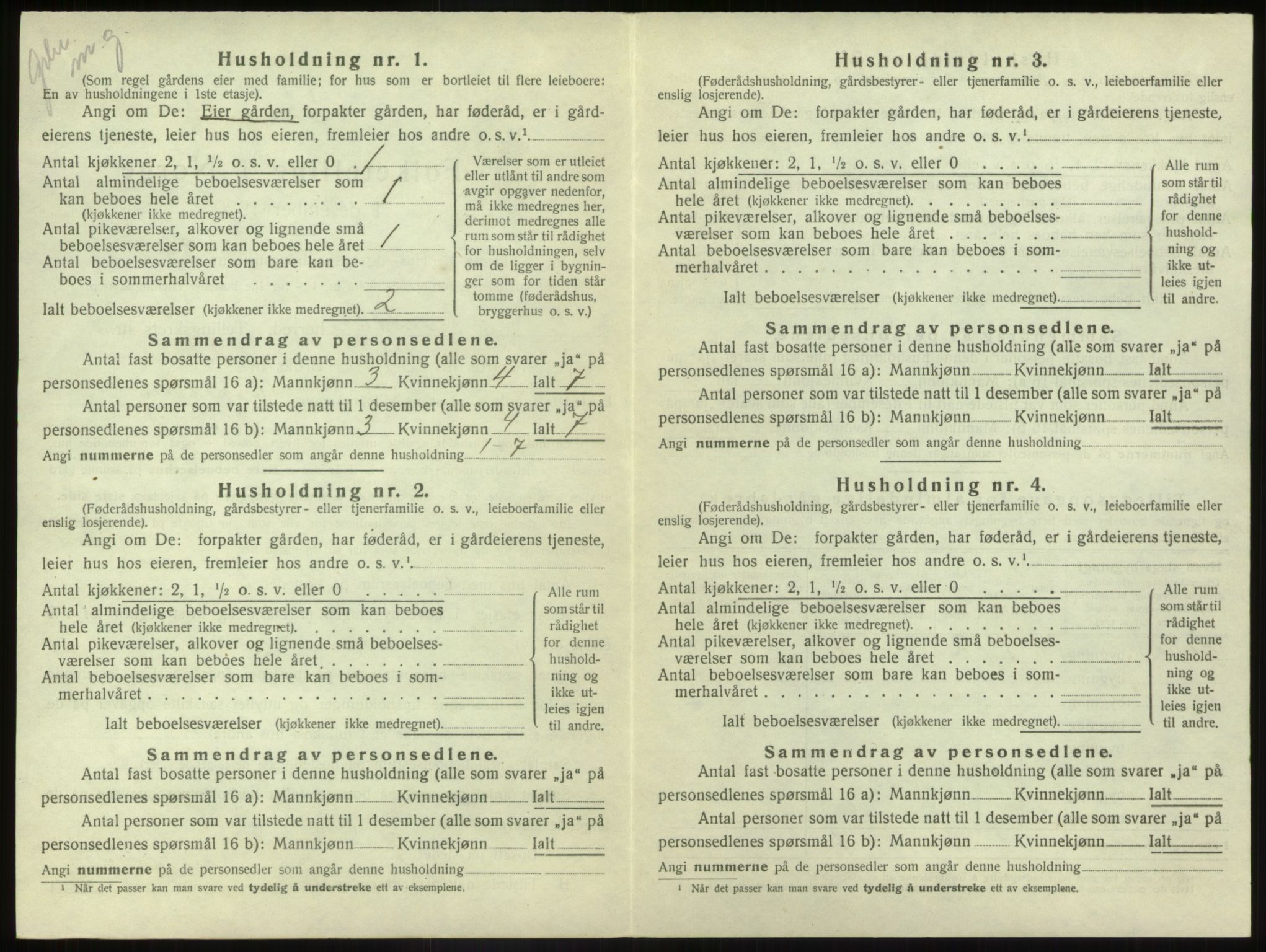 SAB, 1920 census for Naustdal, 1920, p. 783