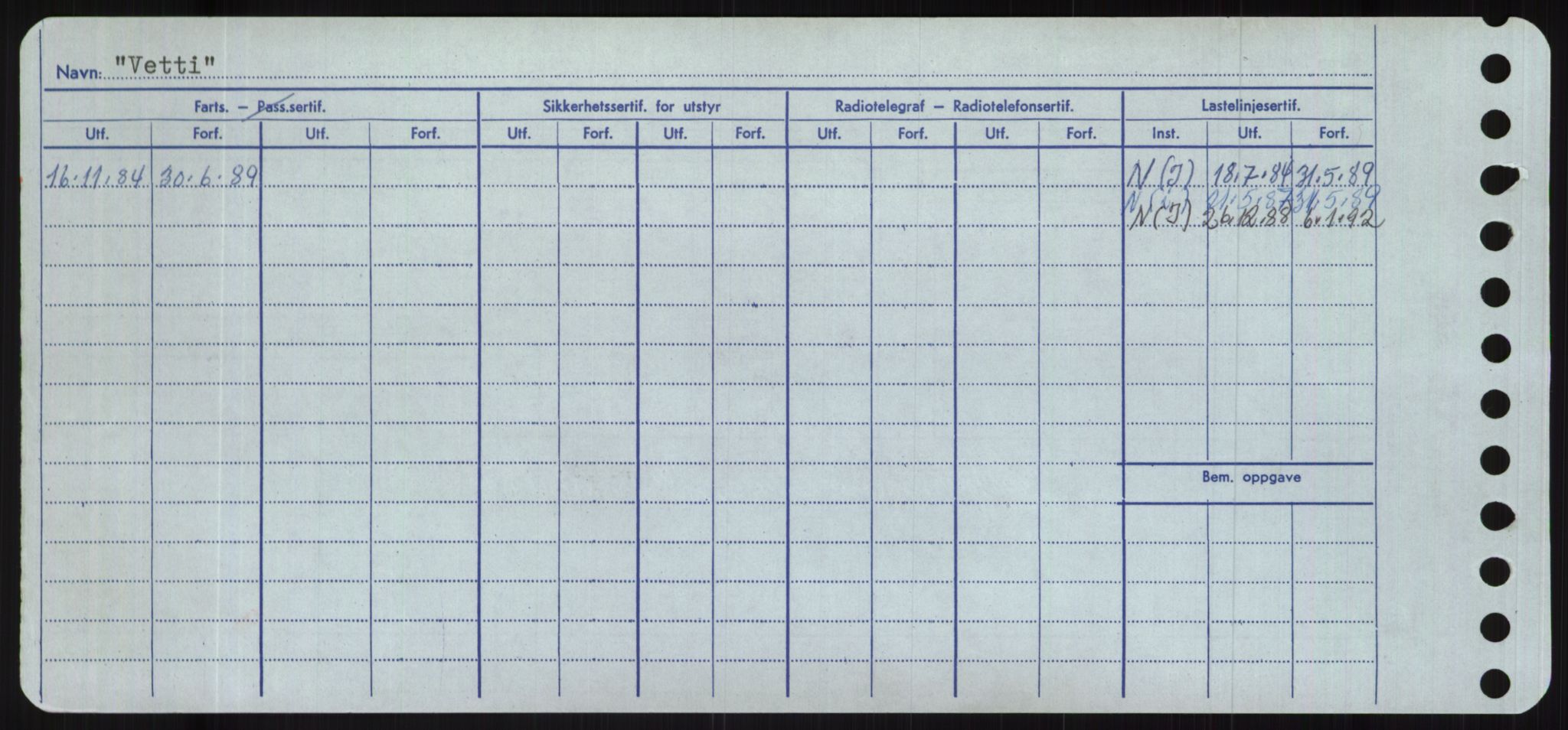 Sjøfartsdirektoratet med forløpere, Skipsmålingen, RA/S-1627/H/Hc/L0001: Lektere, A-Y, p. 630