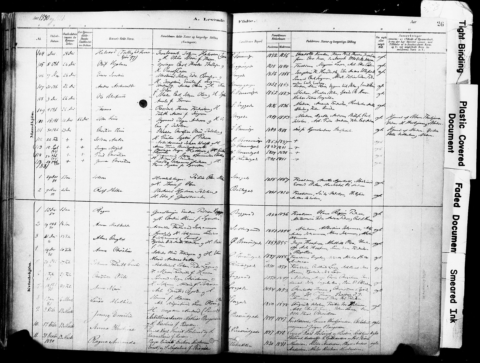 Horten kirkebøker, AV/SAKO-A-348/F/Fa/L0003: Parish register (official) no. 3, 1878-1887, p. 26