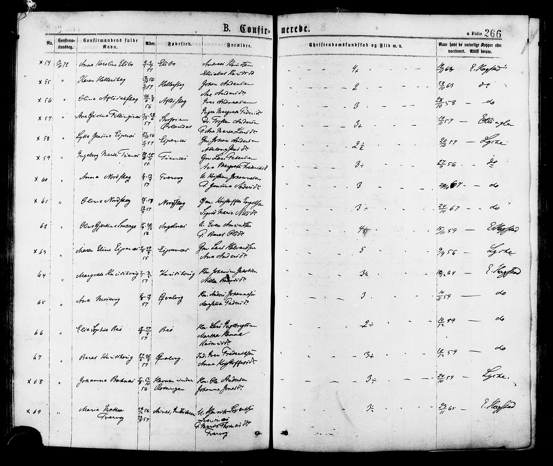 Ministerialprotokoller, klokkerbøker og fødselsregistre - Sør-Trøndelag, SAT/A-1456/634/L0532: Parish register (official) no. 634A08, 1871-1881, p. 266