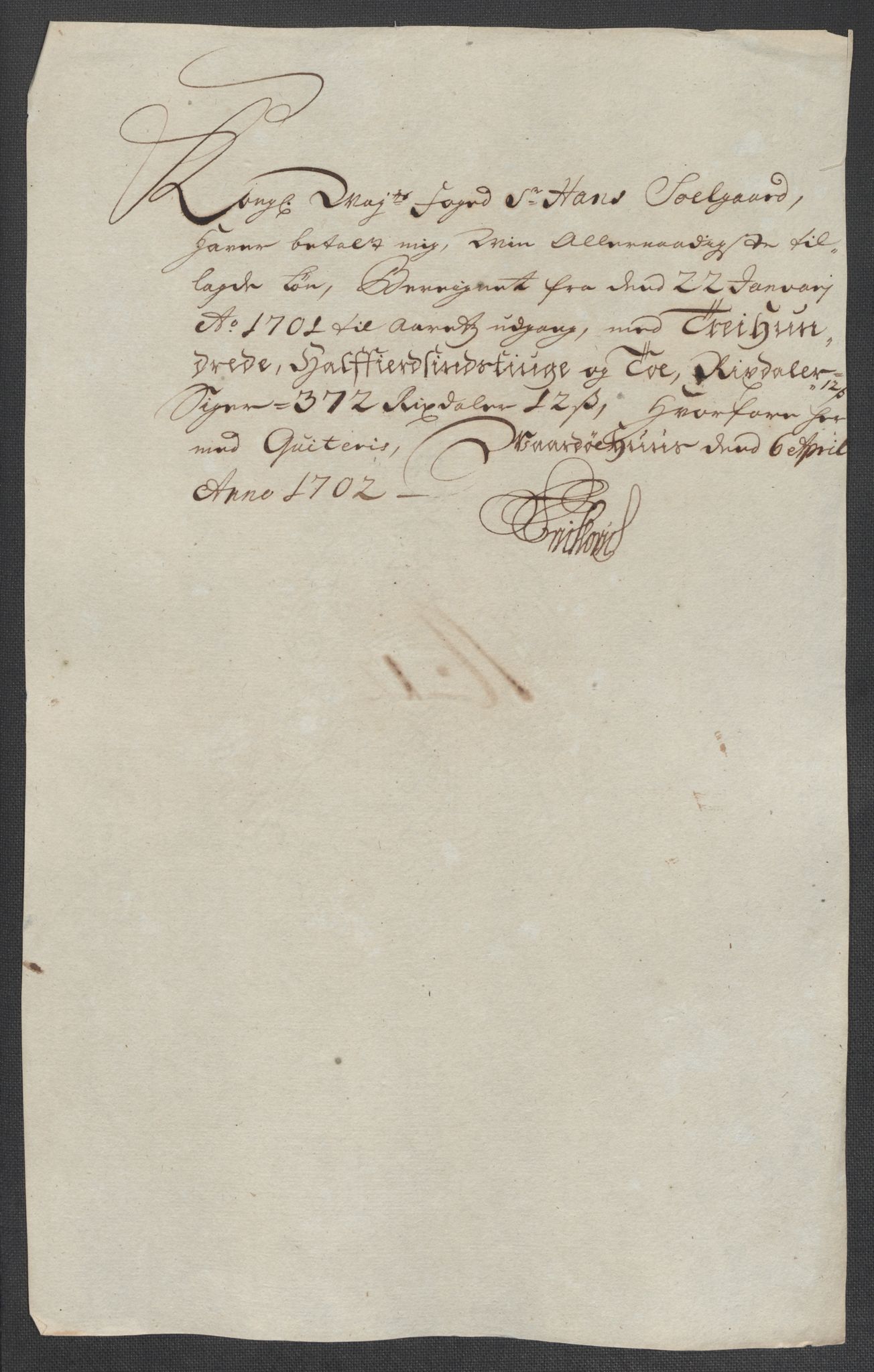 Rentekammeret inntil 1814, Reviderte regnskaper, Fogderegnskap, RA/EA-4092/R69/L4852: Fogderegnskap Finnmark/Vardøhus, 1701-1704, p. 106