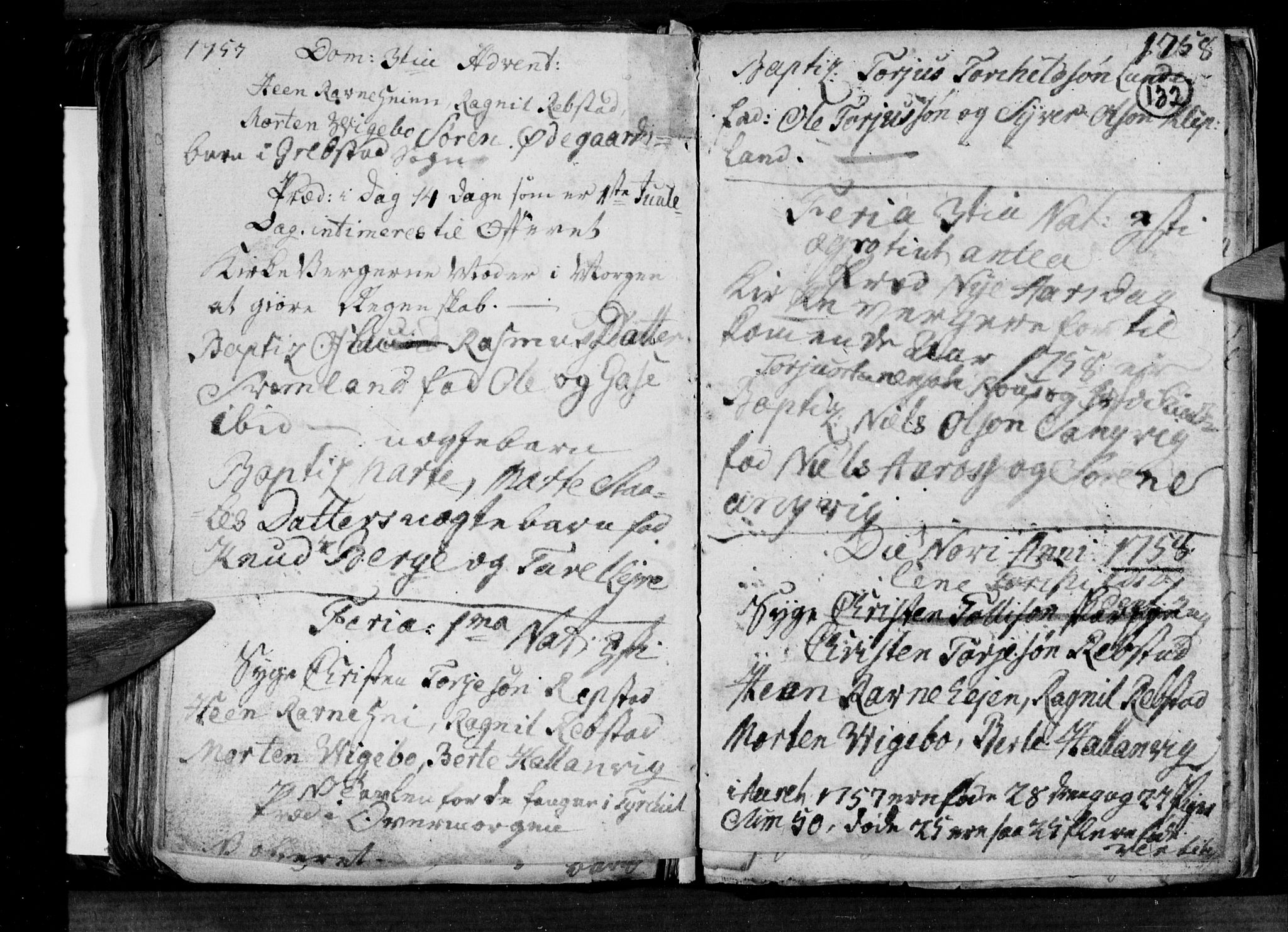 Søgne sokneprestkontor, SAK/1111-0037/F/Fa/Fab/L0003: Parish register (official) no. A 3, 1751-1759, p. 132