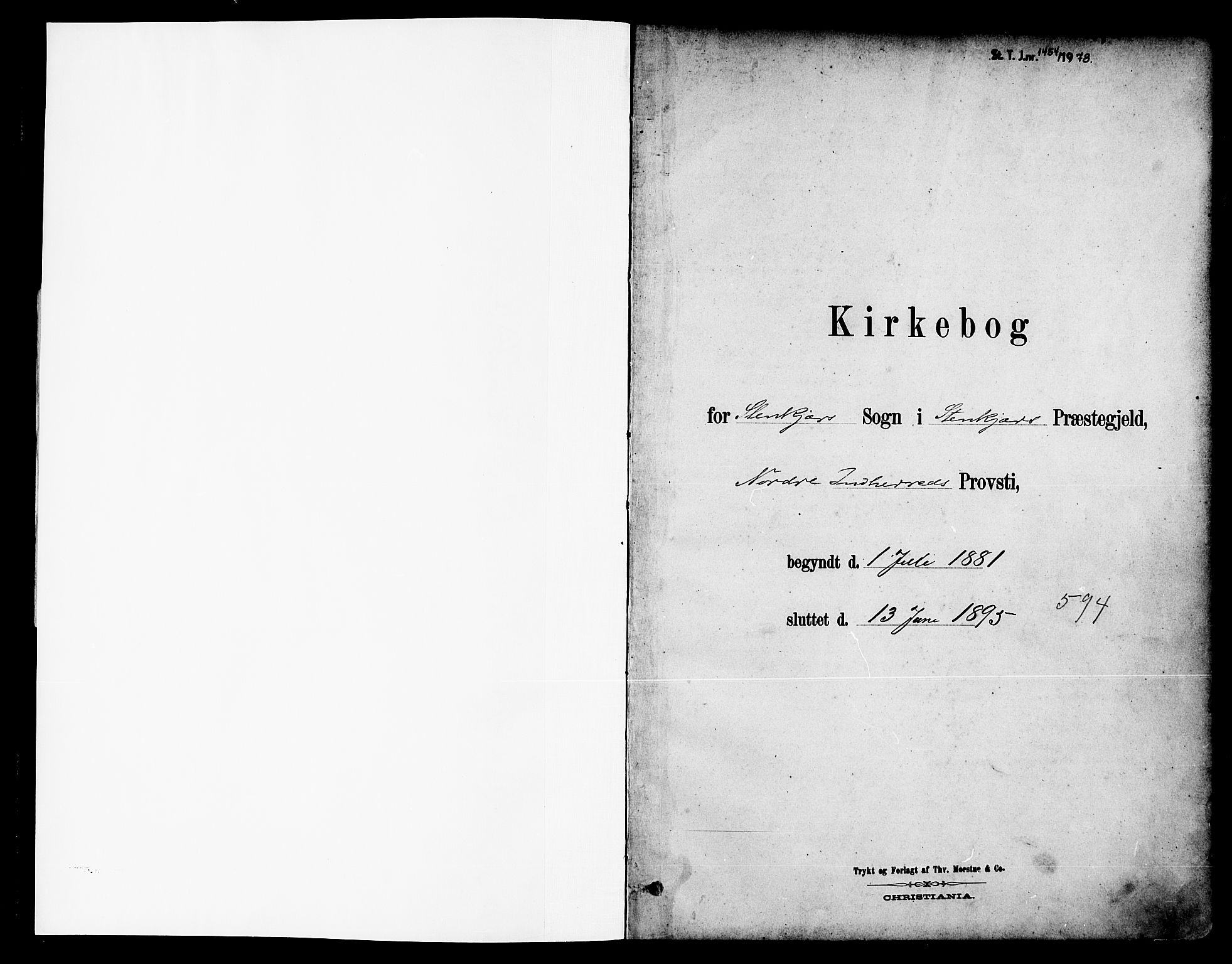 Ministerialprotokoller, klokkerbøker og fødselsregistre - Nord-Trøndelag, SAT/A-1458/739/L0371: Parish register (official) no. 739A03, 1881-1895