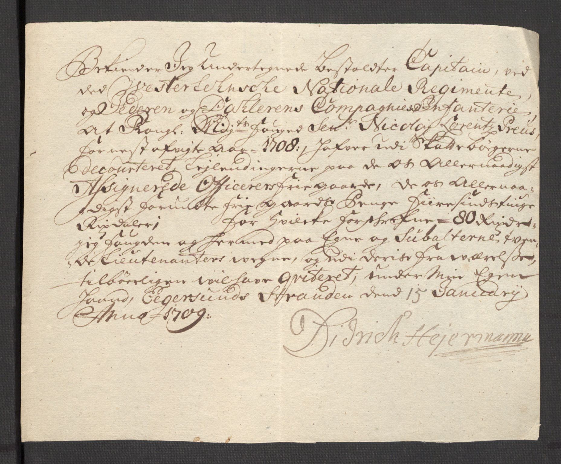 Rentekammeret inntil 1814, Reviderte regnskaper, Fogderegnskap, RA/EA-4092/R46/L2733: Fogderegnskap Jæren og Dalane, 1705-1708, p. 371
