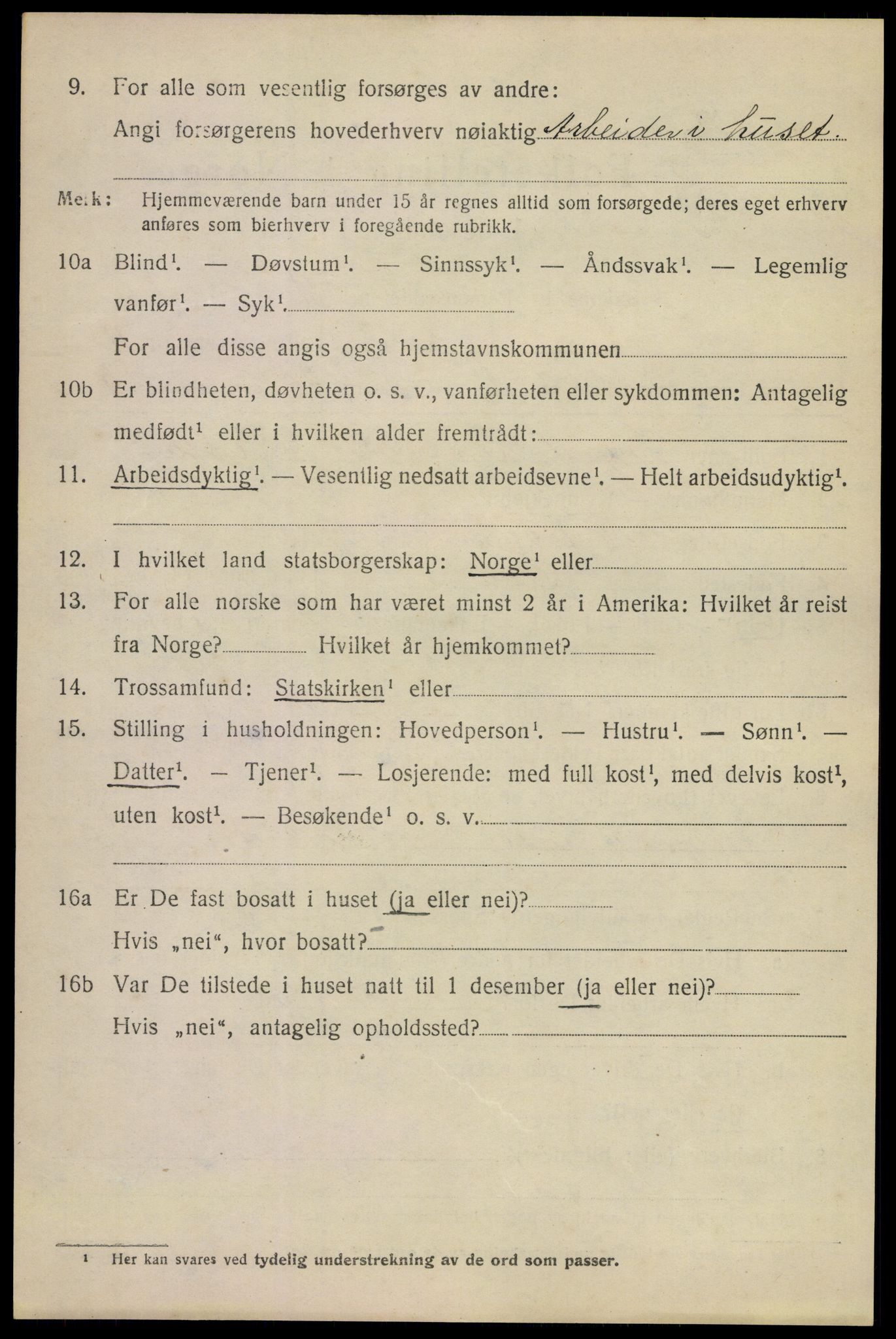 SAKO, 1920 census for Lier, 1920, p. 17265