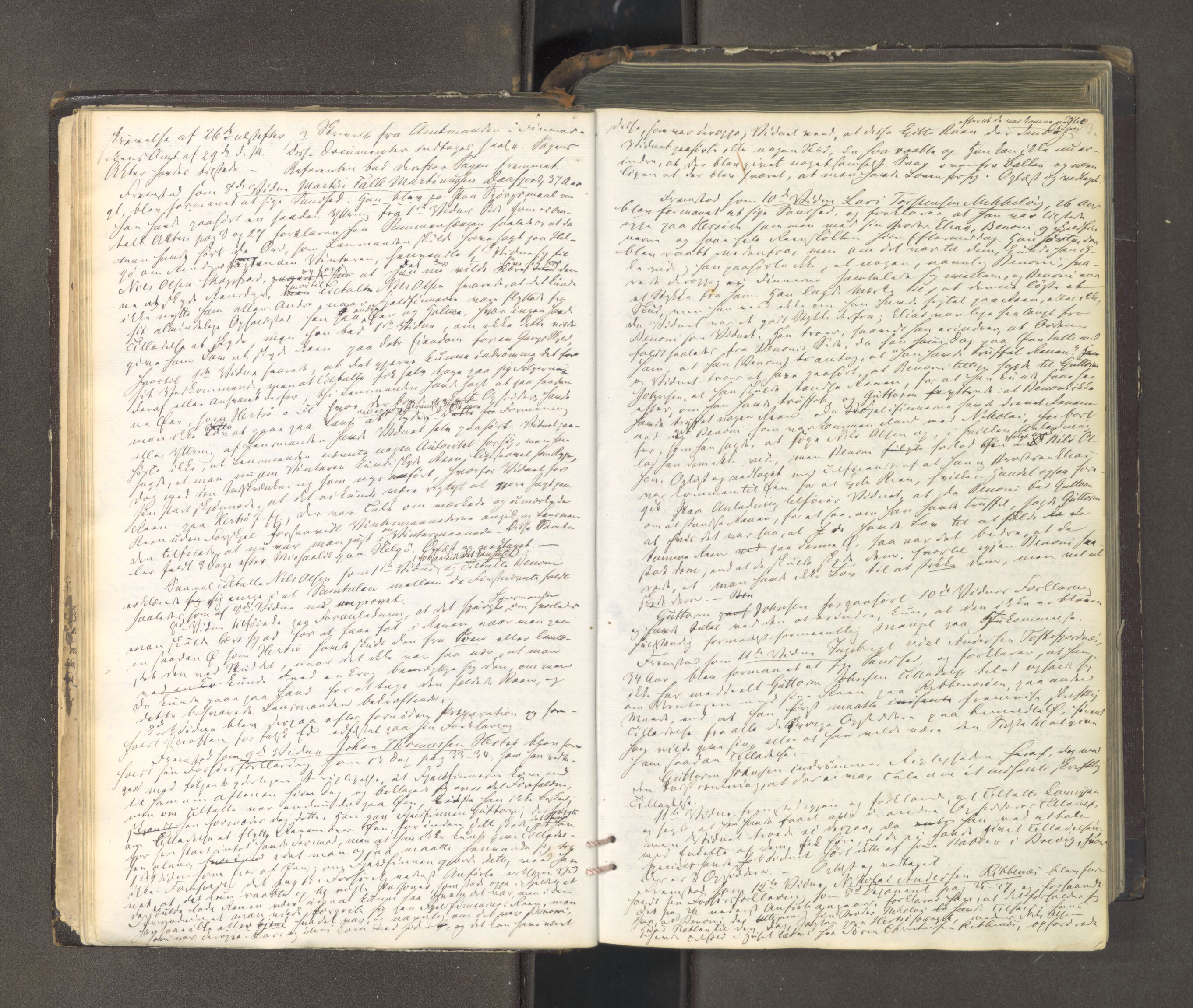 Tromsø sorenskriveri 1855-, AV/SATØ-S-0050/F/Fe/L0127: Ekstrarettsprotokoll med register, 1864-1870, p. 22b-23a