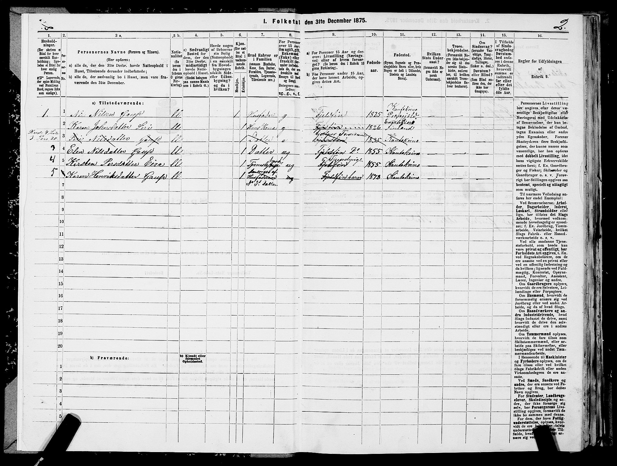 SATØ, 1875 census for 2011P Kautokeino, 1875, p. 1002