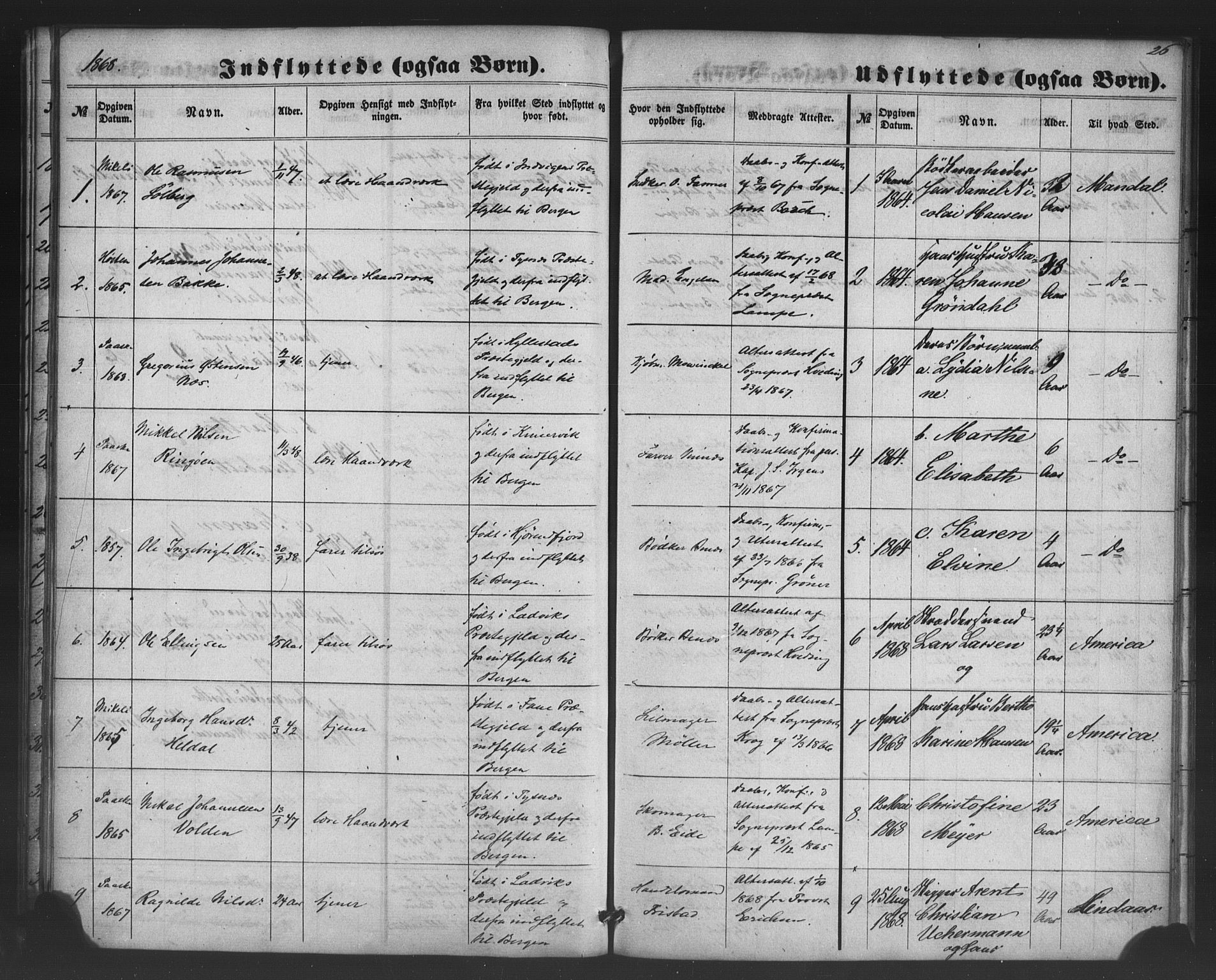 Nykirken Sokneprestembete, SAB/A-77101/H/Haa/L0050: Parish register (official) no. G 2, 1858-1879, p. 26