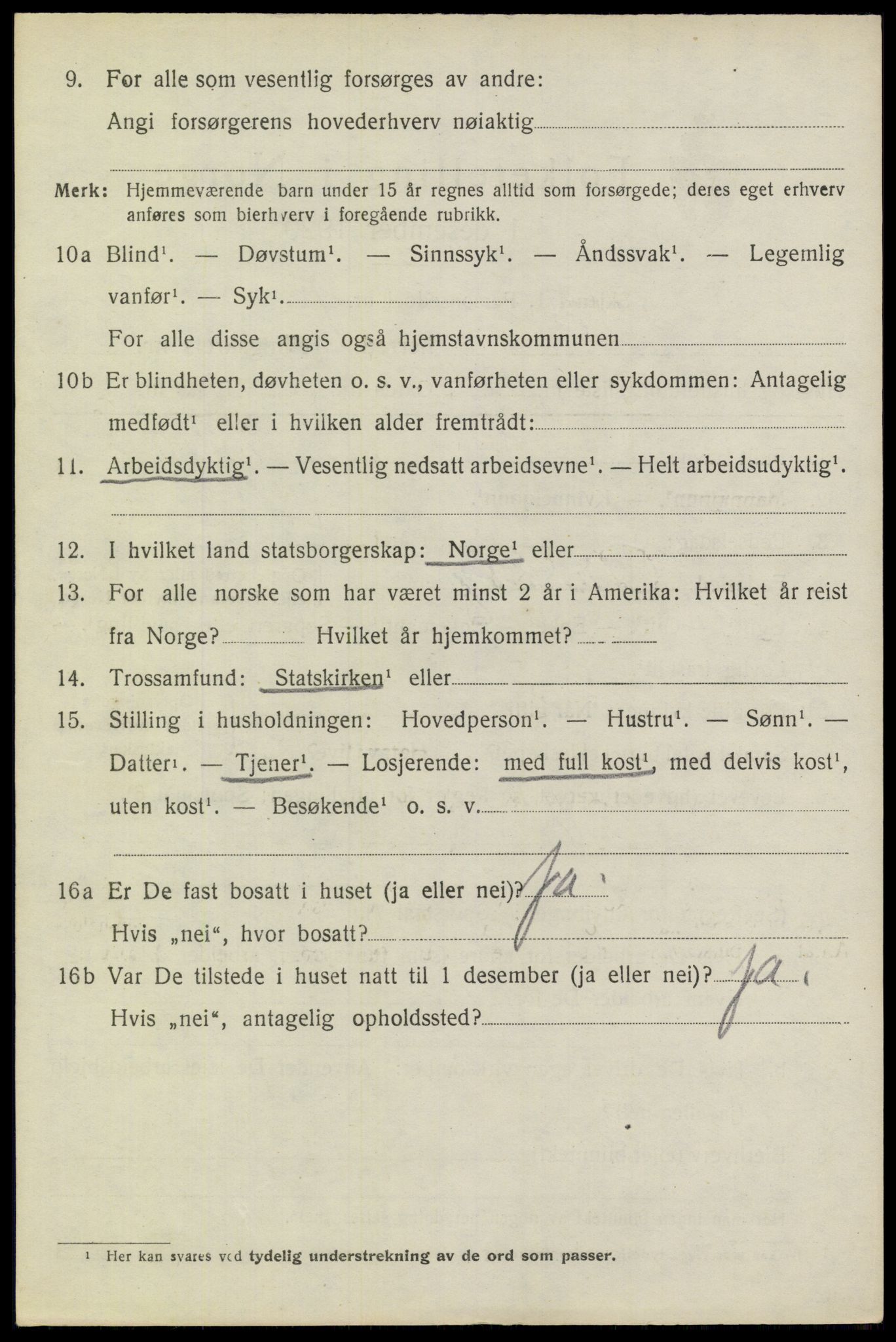 SAO, 1920 census for Aurskog, 1920, p. 4719