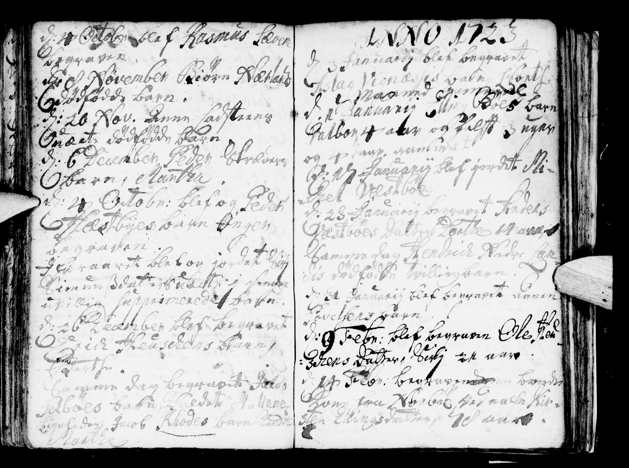 Finnøy sokneprestkontor, SAST/A-101825/H/Ha/Haa/L0002: Parish register (official) no. A 2, 1717-1734