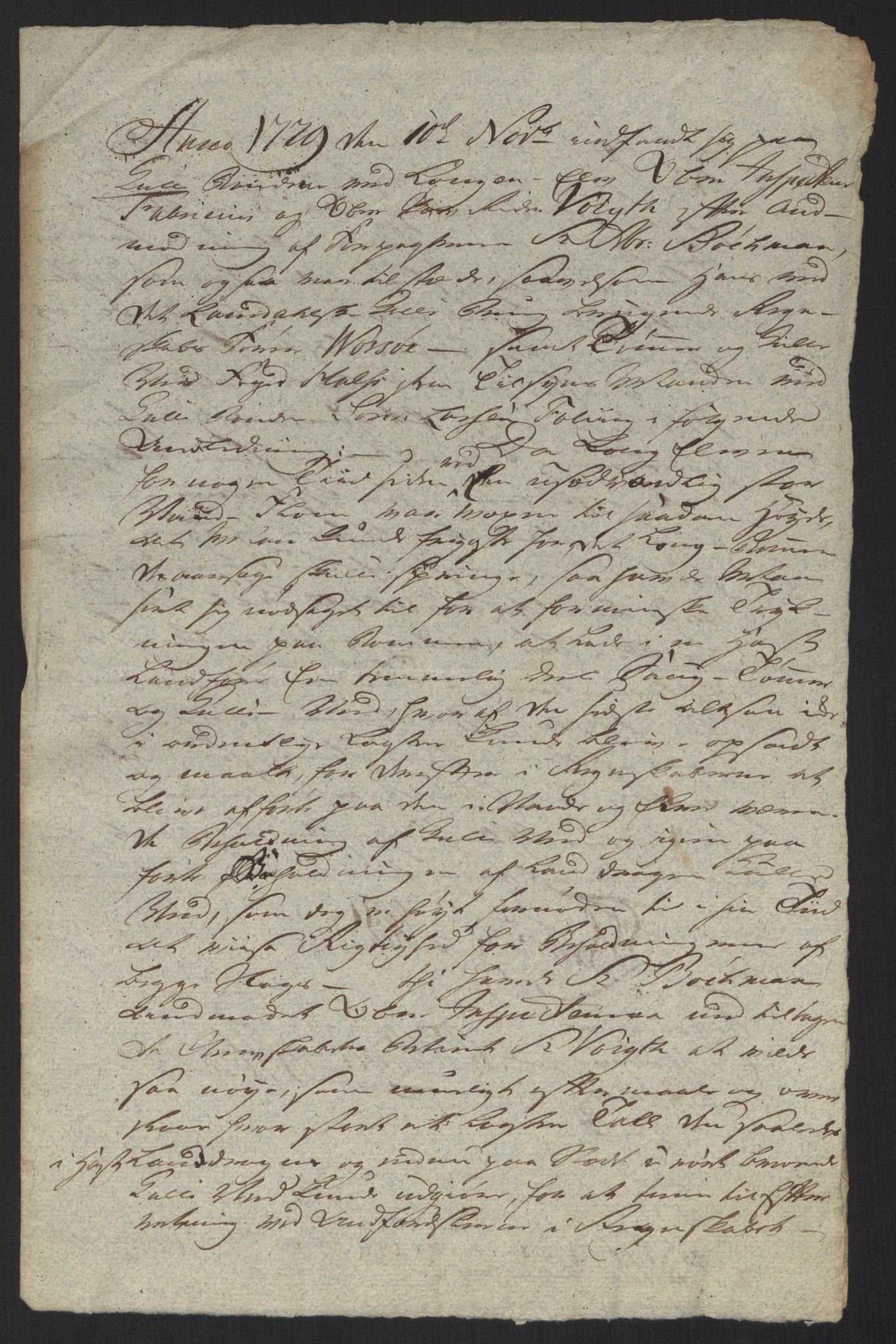 Larvik grevskap, AV/SAKO-A-1056/Y/Yb/L0001: Dokumenter, 1698-1782, p. 49